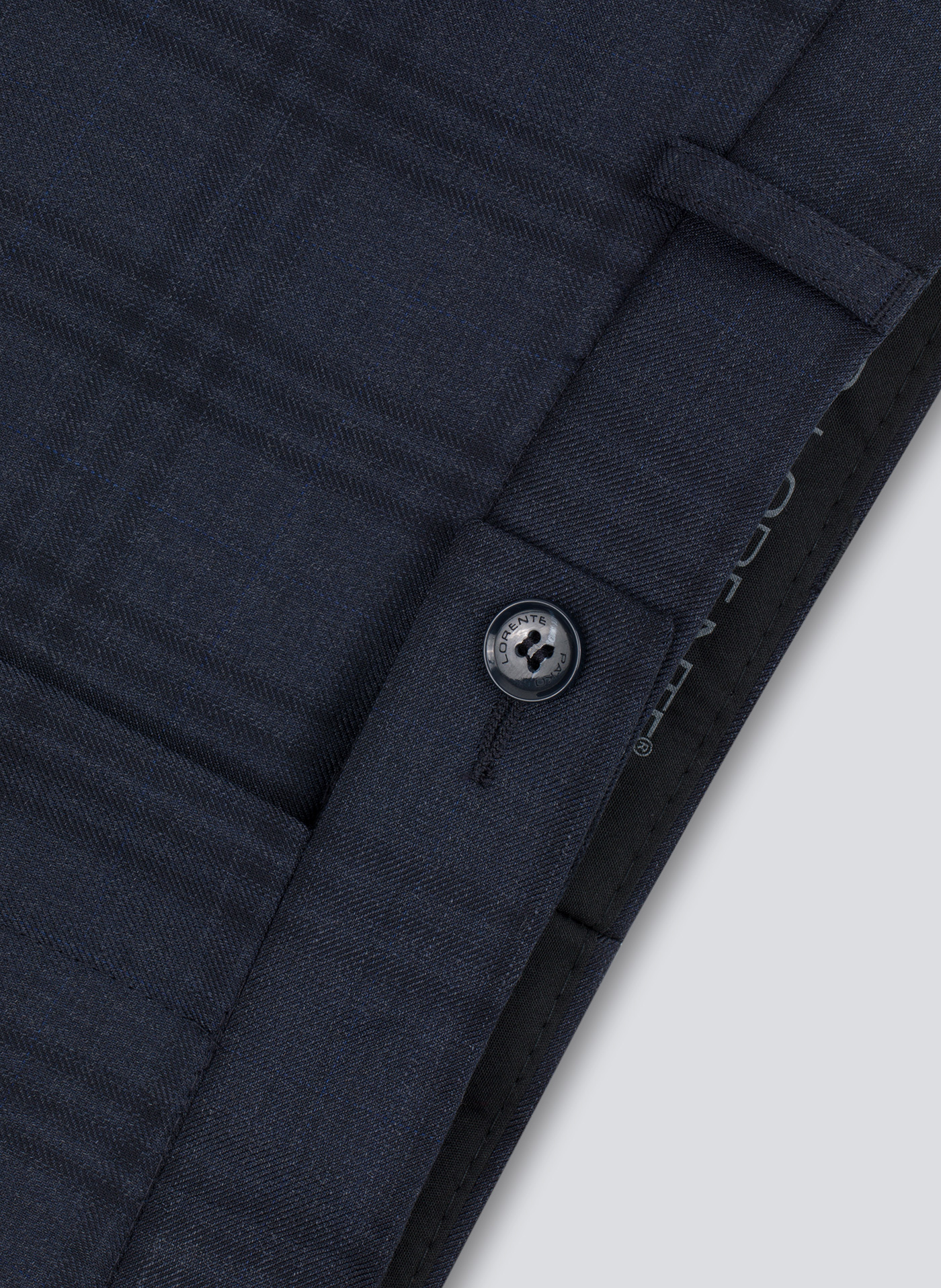 Granatowe spodnie garniturowe P21WP-6G-035-G - Pako Lorente