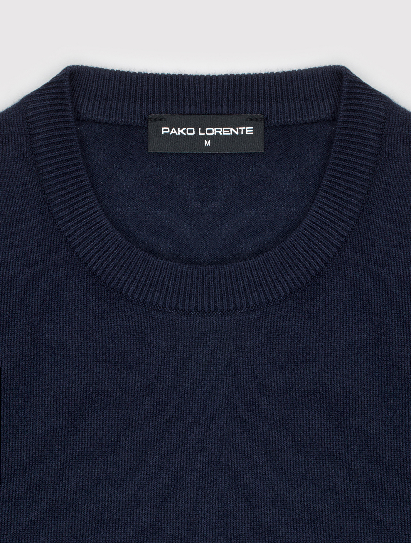 PAKO LORENTE - Granatowy sweter męski - Pako Lorente