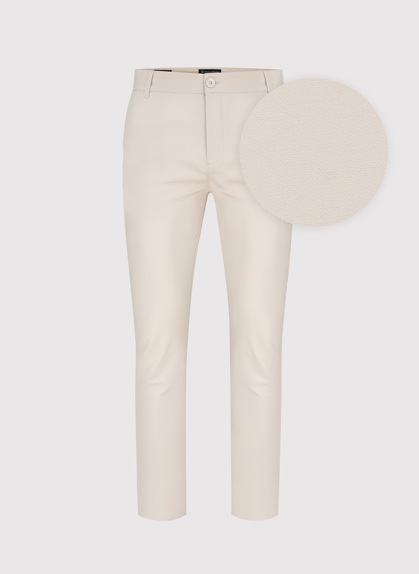 Beżowe męskie spodnie chino P24SF-WX-004-E-0 - Pako Lorente - Pako Lorente