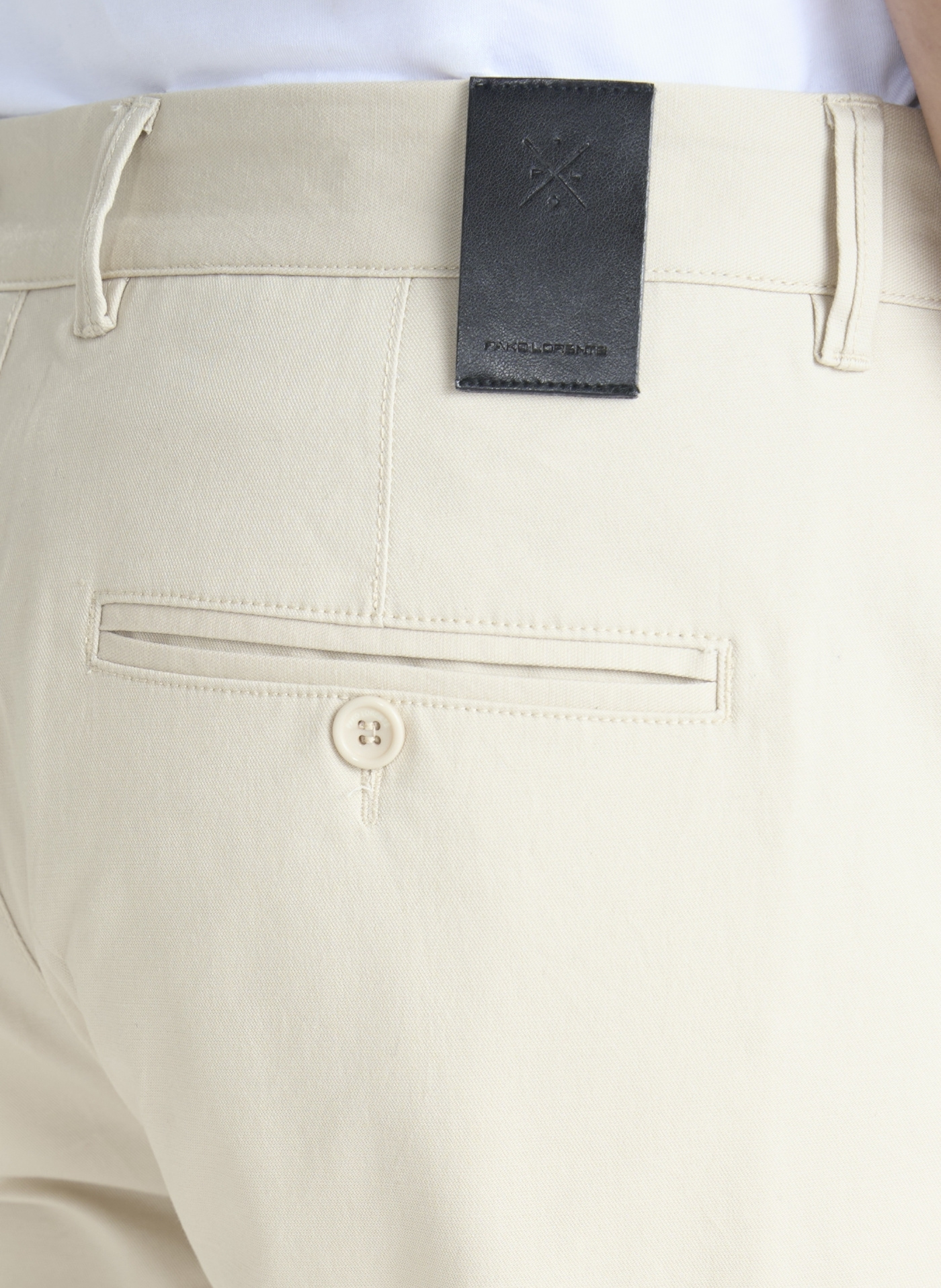 Beżowe męskie spodnie chino P24SF-WX-004-E-0 - Pako Lorente - Pako Lorente