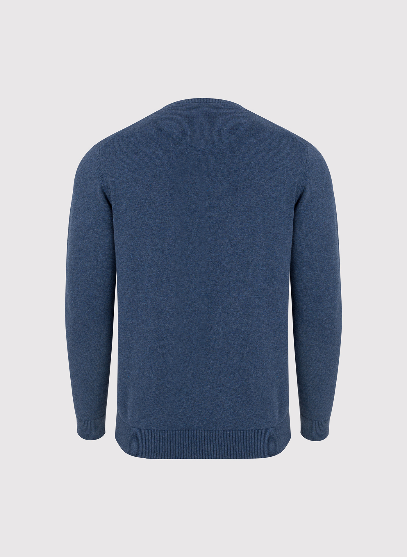Niebieski męski sweter w serek - Pako Lorente