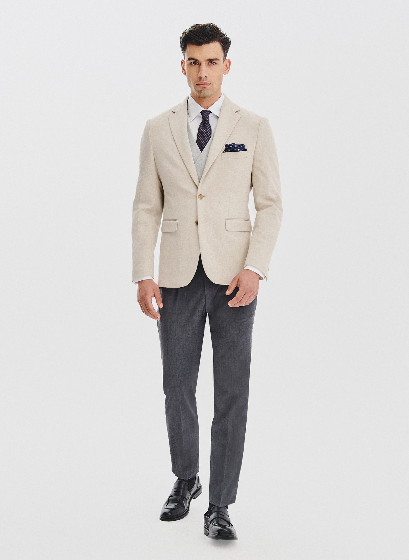 PAKO LORENTE - Dzianinowa marynarka w kratkę - Pako Lorente