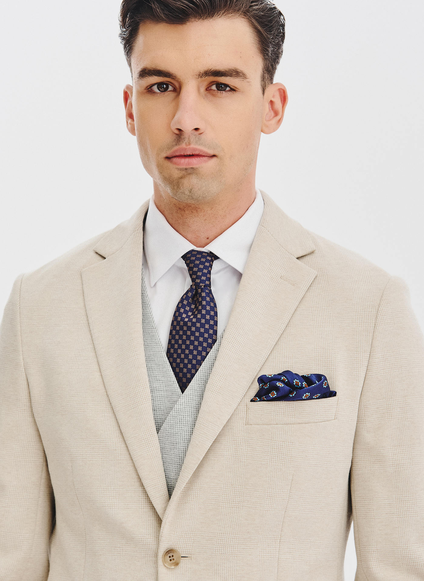 PAKO LORENTE - Dzianinowa marynarka w kratkę - Pako Lorente