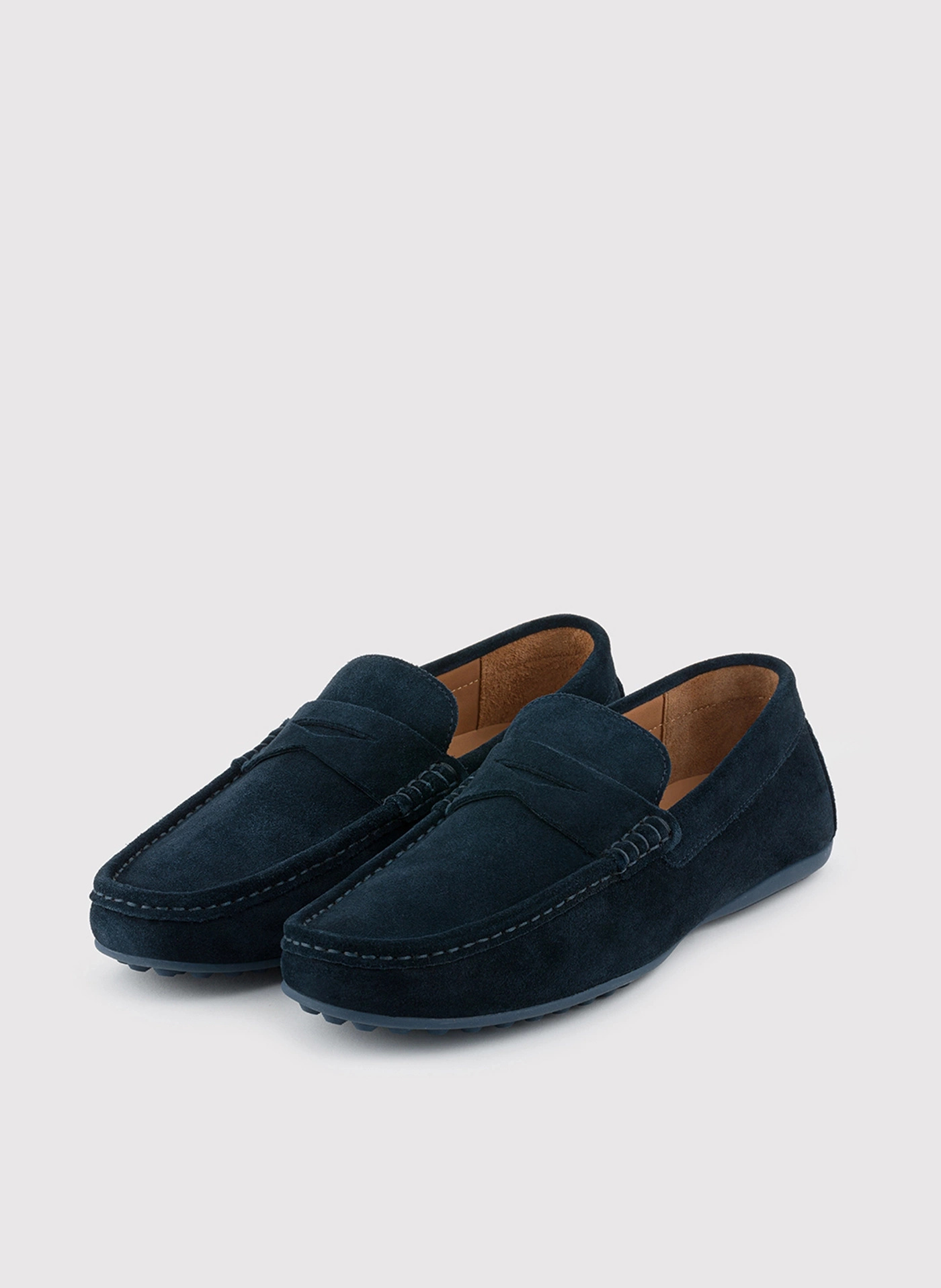 PAKO LORENTE - Granatowe mokasyny męskie - Pako Lorente