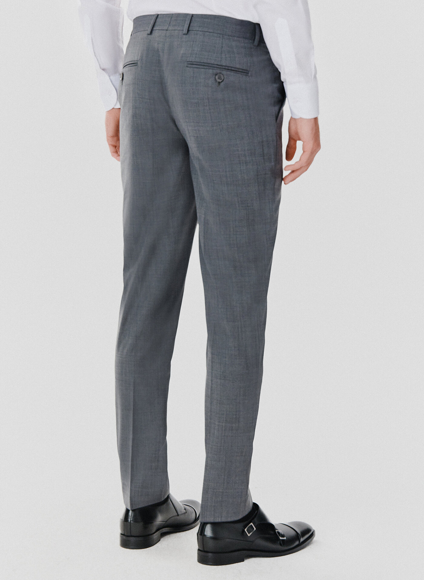 Spodnie garniturowe w kolorze szarym - Pako Lorente