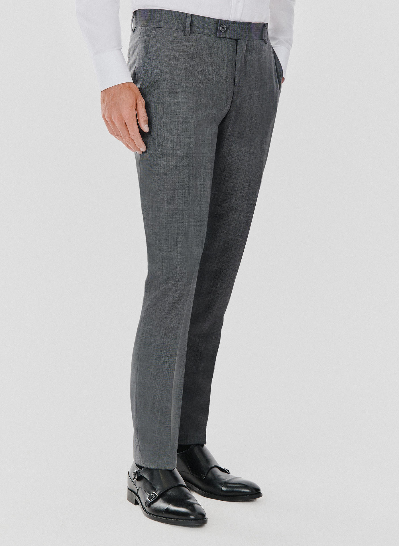 Spodnie garniturowe w kolorze szarym - Pako Lorente