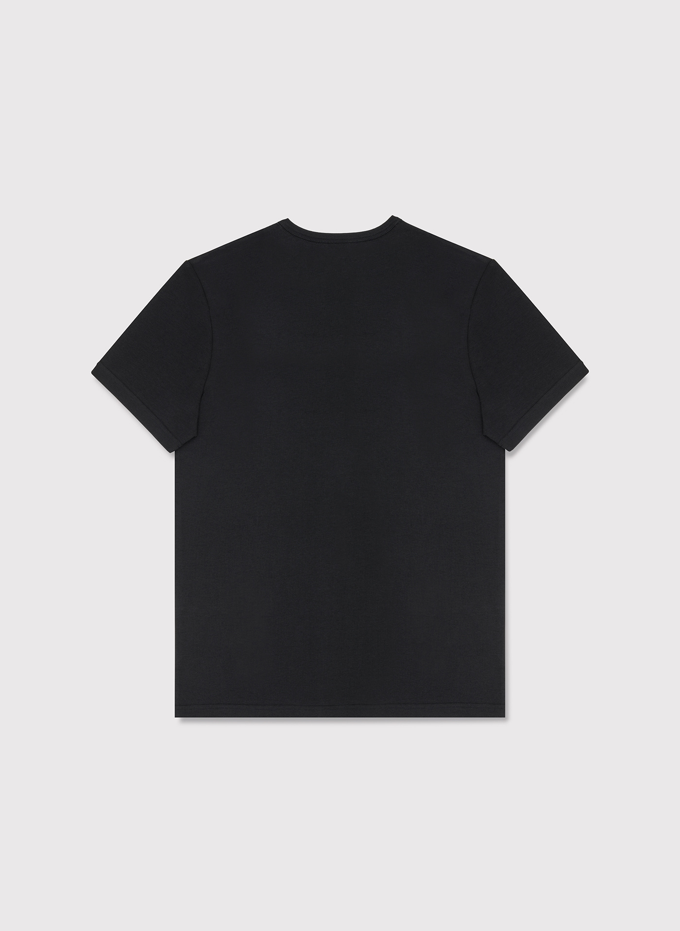 T-shirt v-neck w czarnym kolorze  dwupak - Pako Lorente