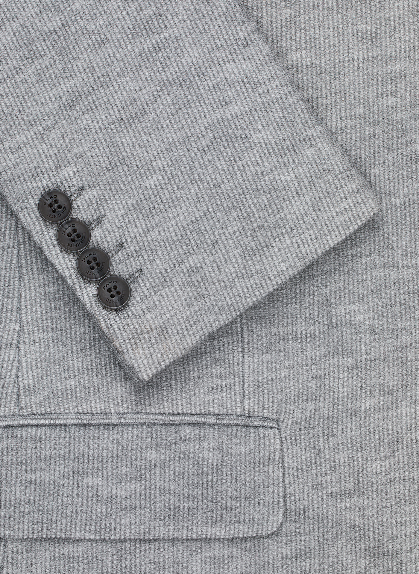 PAKO LORENTE - Szara marynarka melanż z dzianiny - Pako Lorente