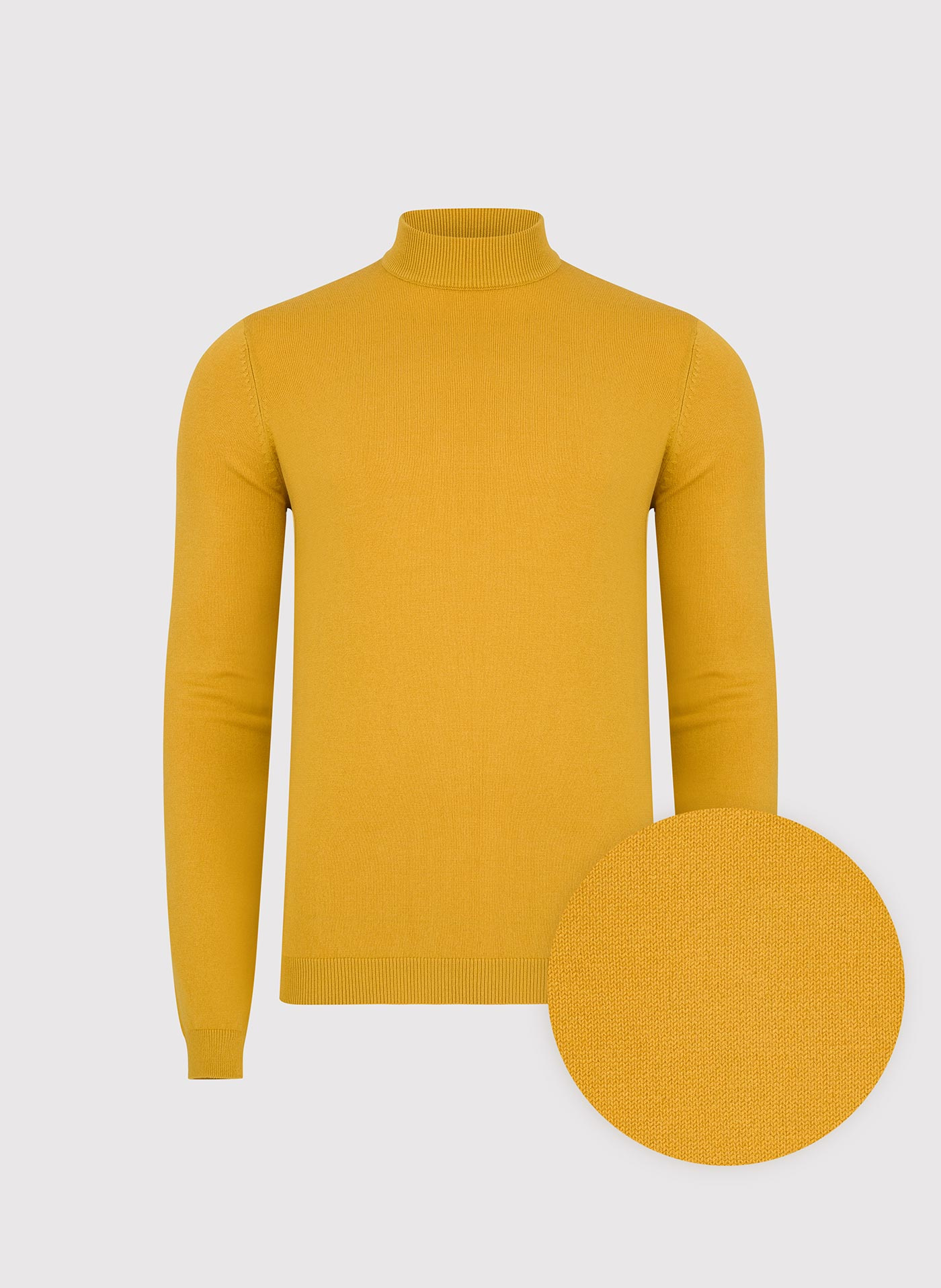 Żółty półgolf męski - Pako Lorente