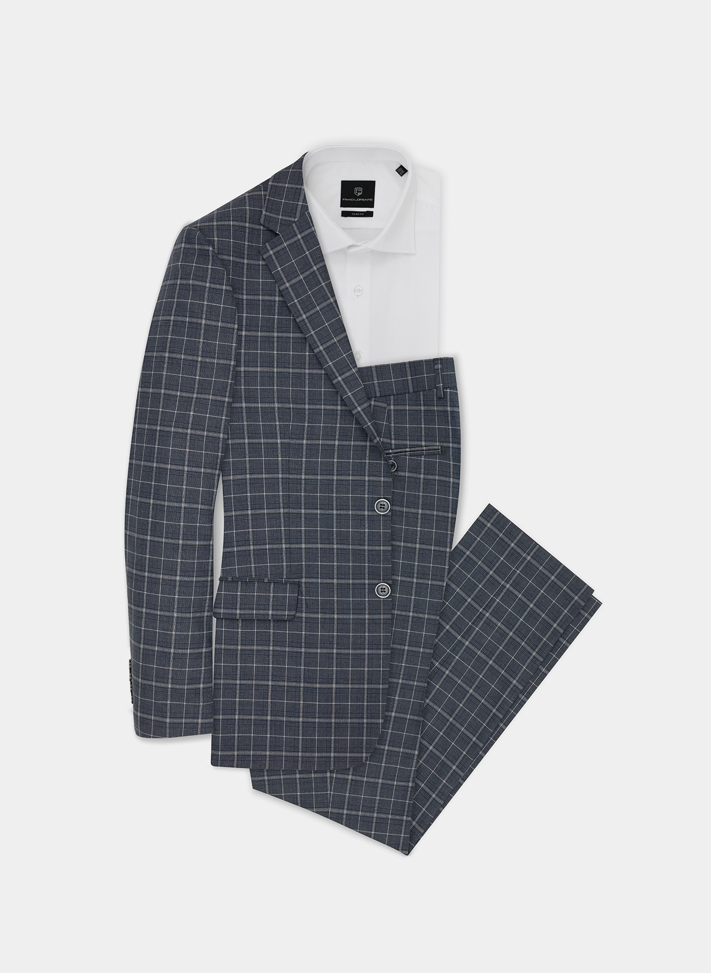 Spodnie męskie garniturowe P21WF-6G-066-S - Pako Lorente