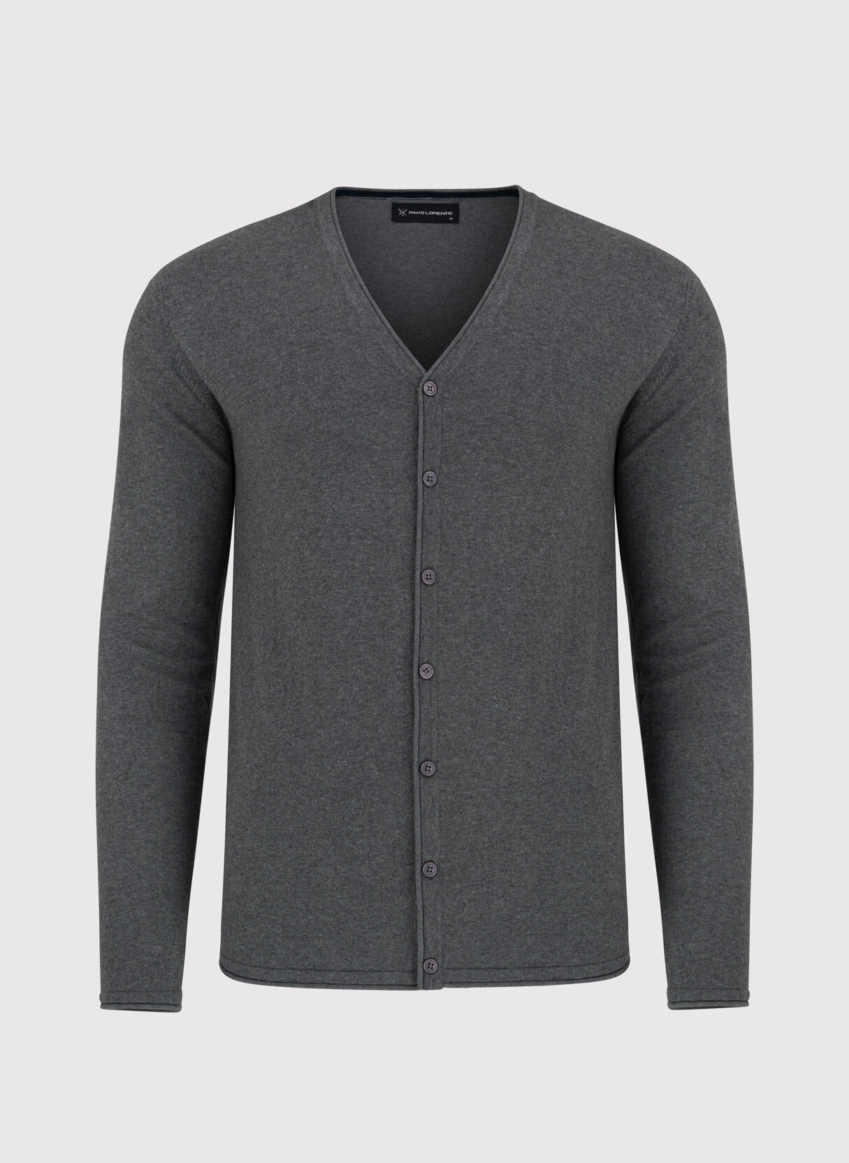 Szary kardigan męski P24SF-2X-004-S - Pako Lorente - Pako Lorente