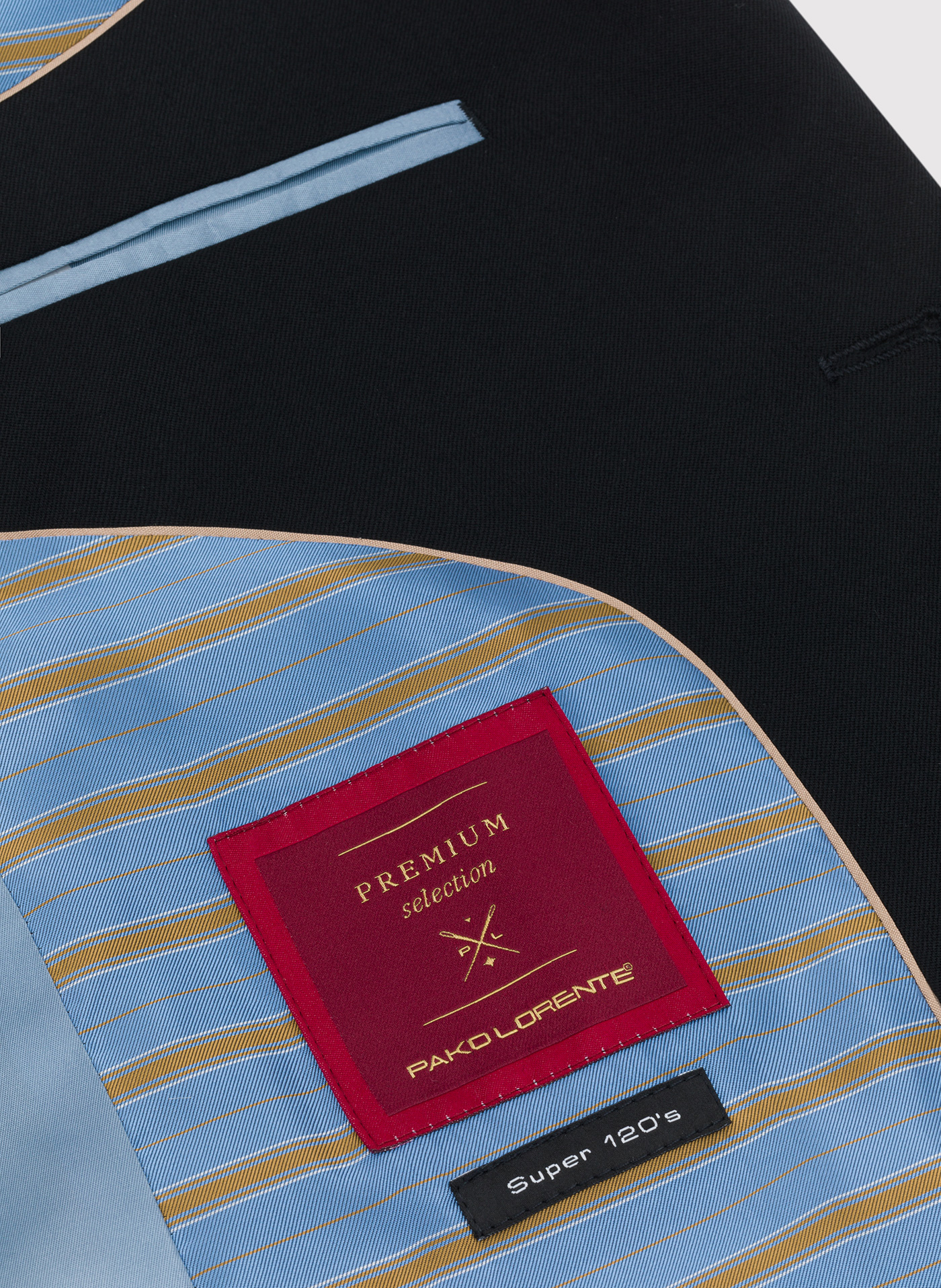 Czarna marynarka garniturowa P22SP-3G-026-C-S - Pako Lorente