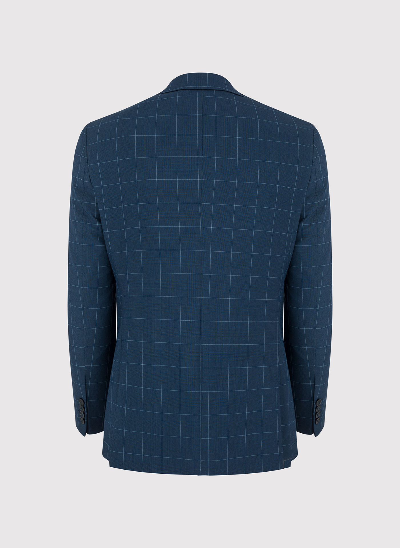 Męska marynarka garniturowa w kolorze granatowym w kratę - Pako Lorente