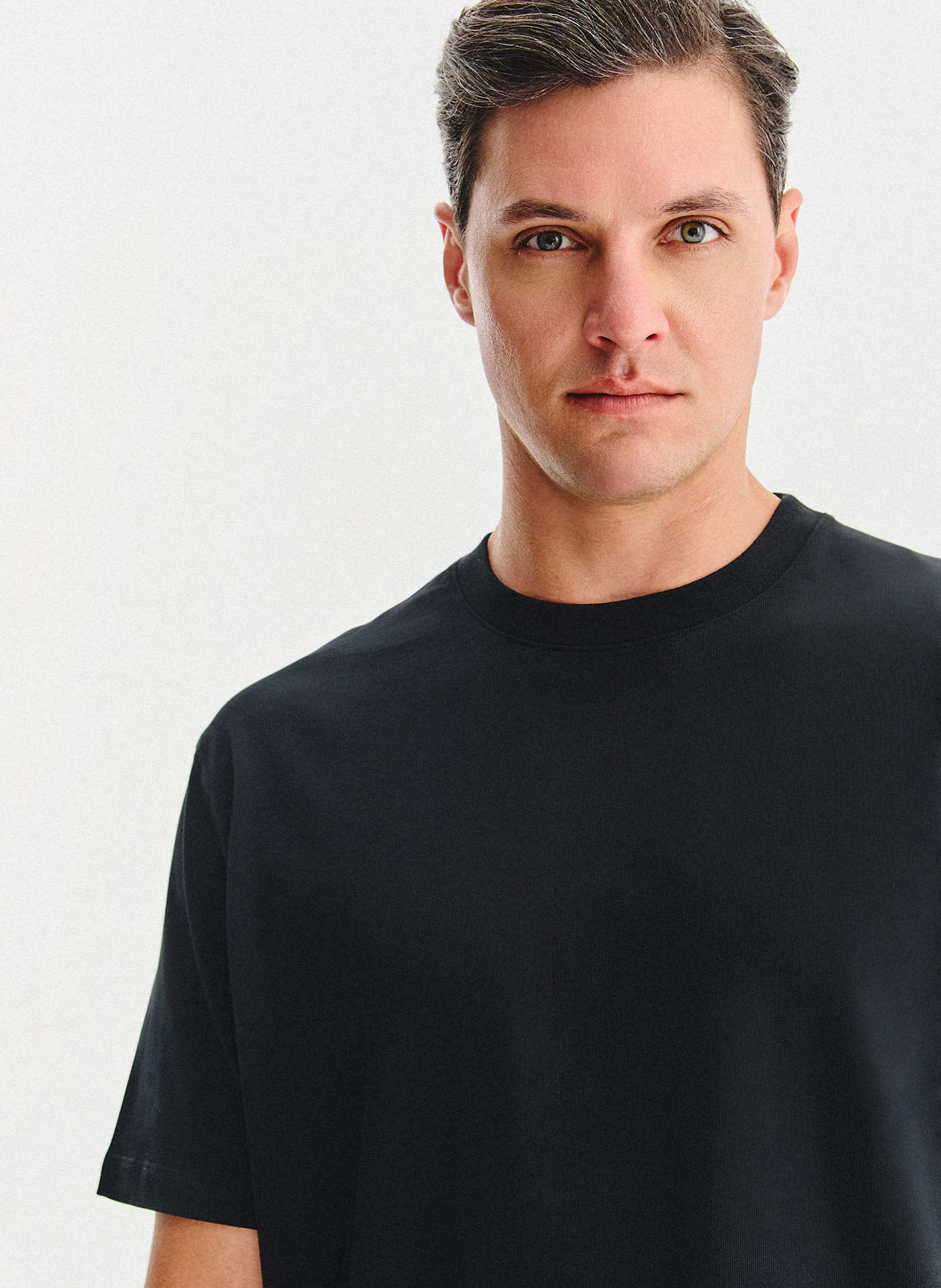 PAKO LORENTE - Czarny t-shirt oversize - Pako Lorente