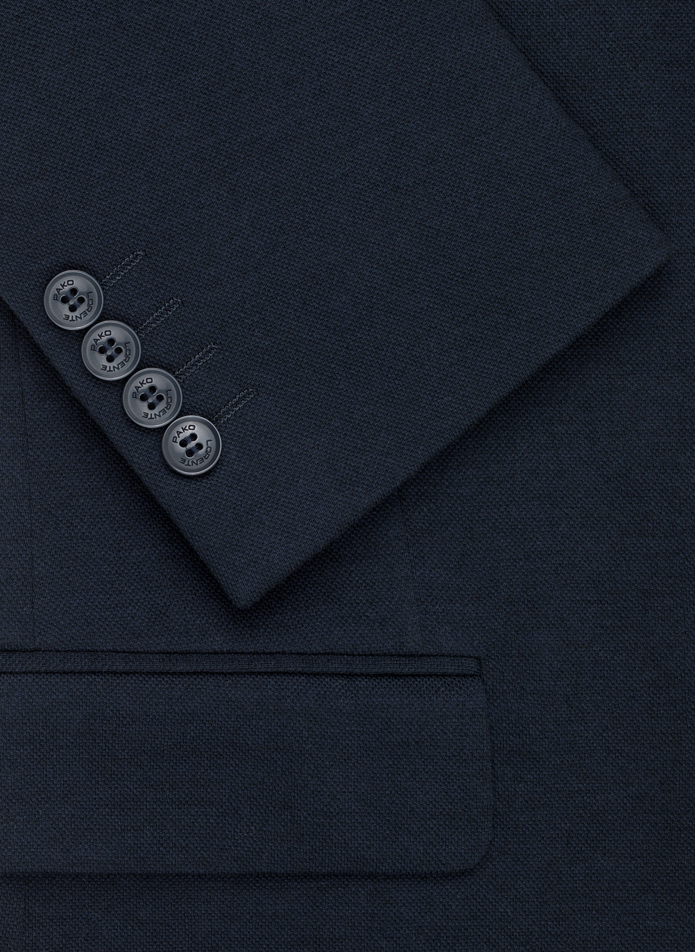 Granatowa dzianinowa marynarka męska - Pako Lorente
