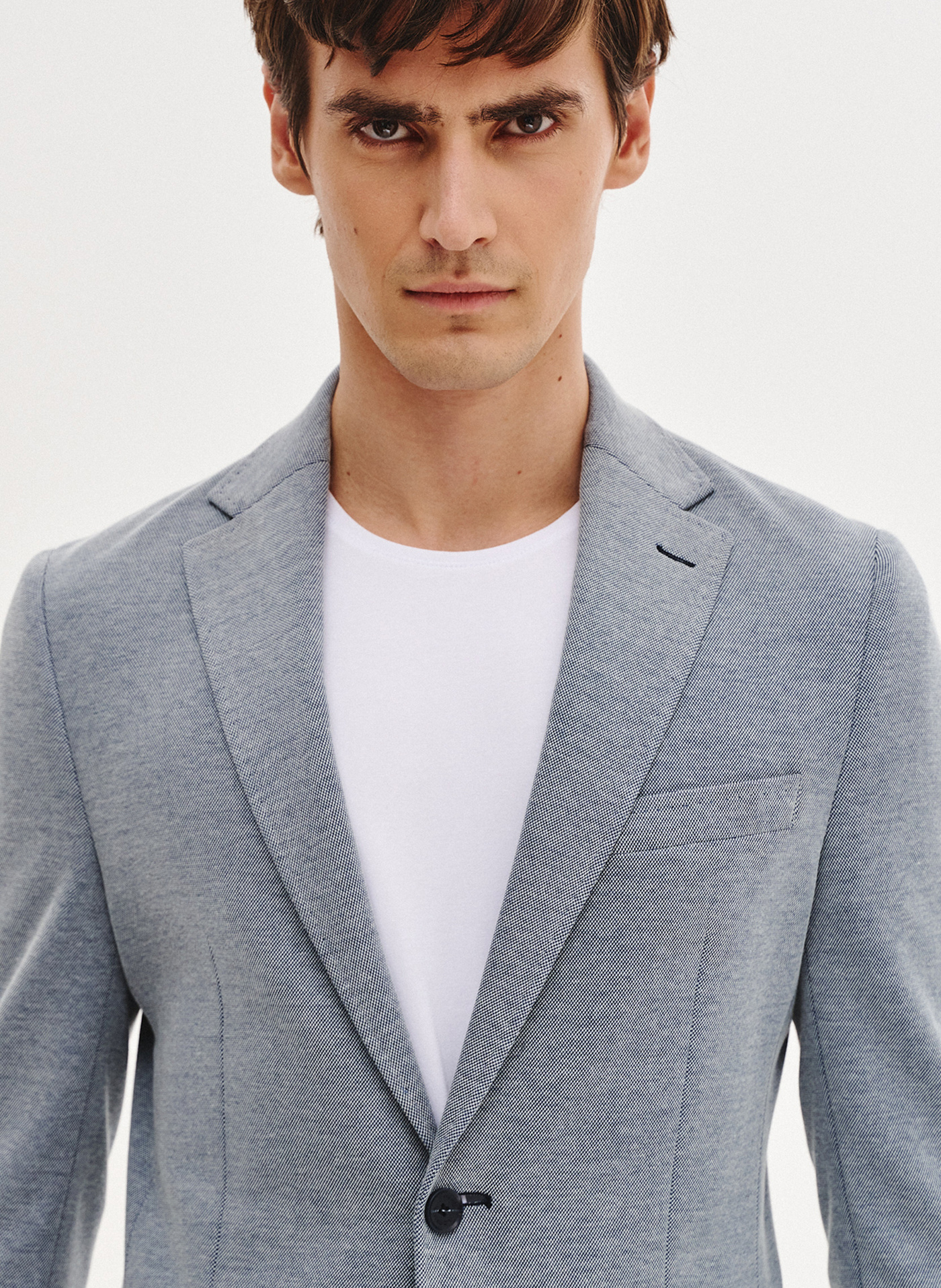 PAKO LORENTE - Niebieska marynarka z dzianiny - Pako Lorente