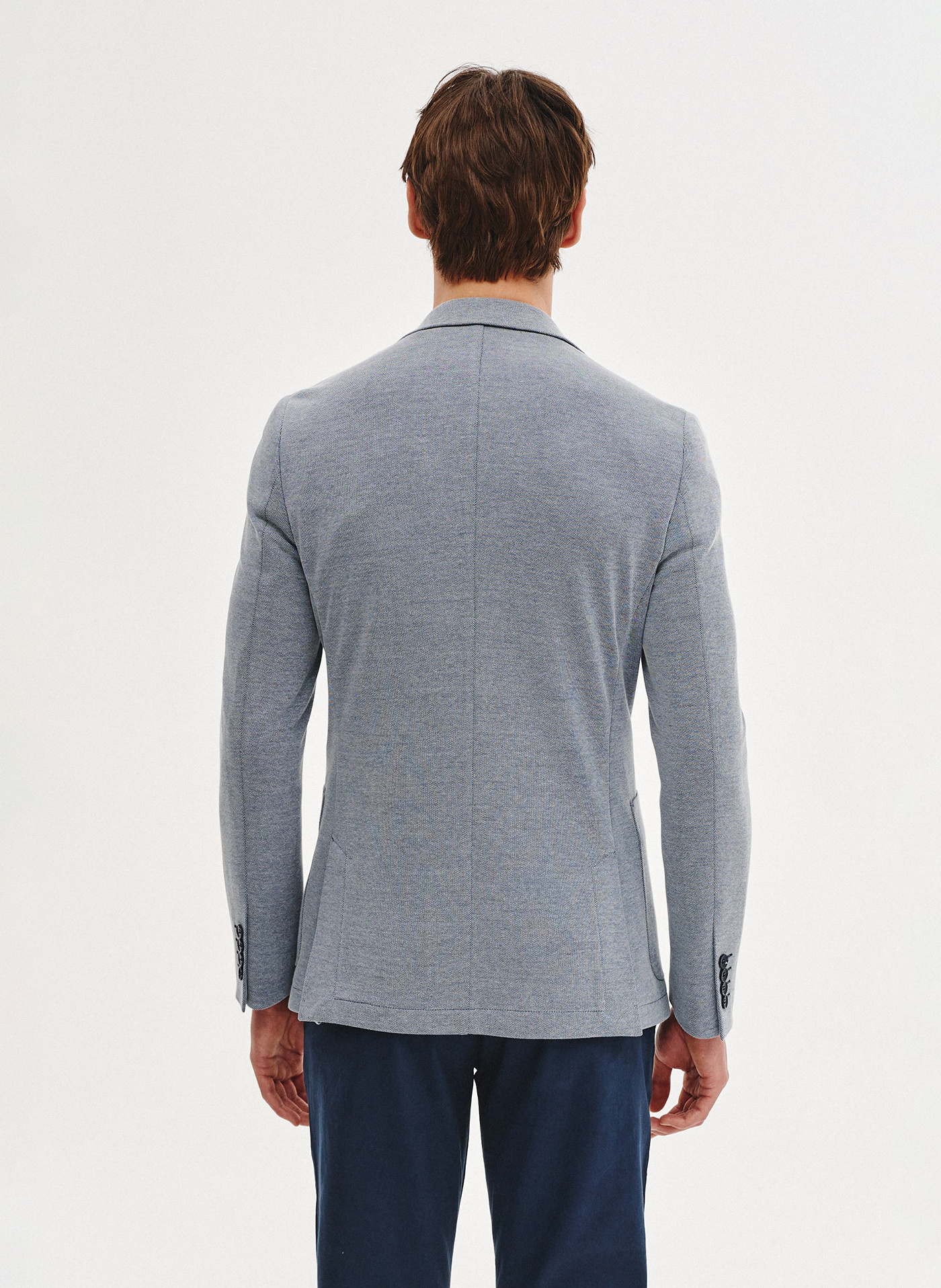 PAKO LORENTE - Niebieska marynarka z dzianiny - Pako Lorente