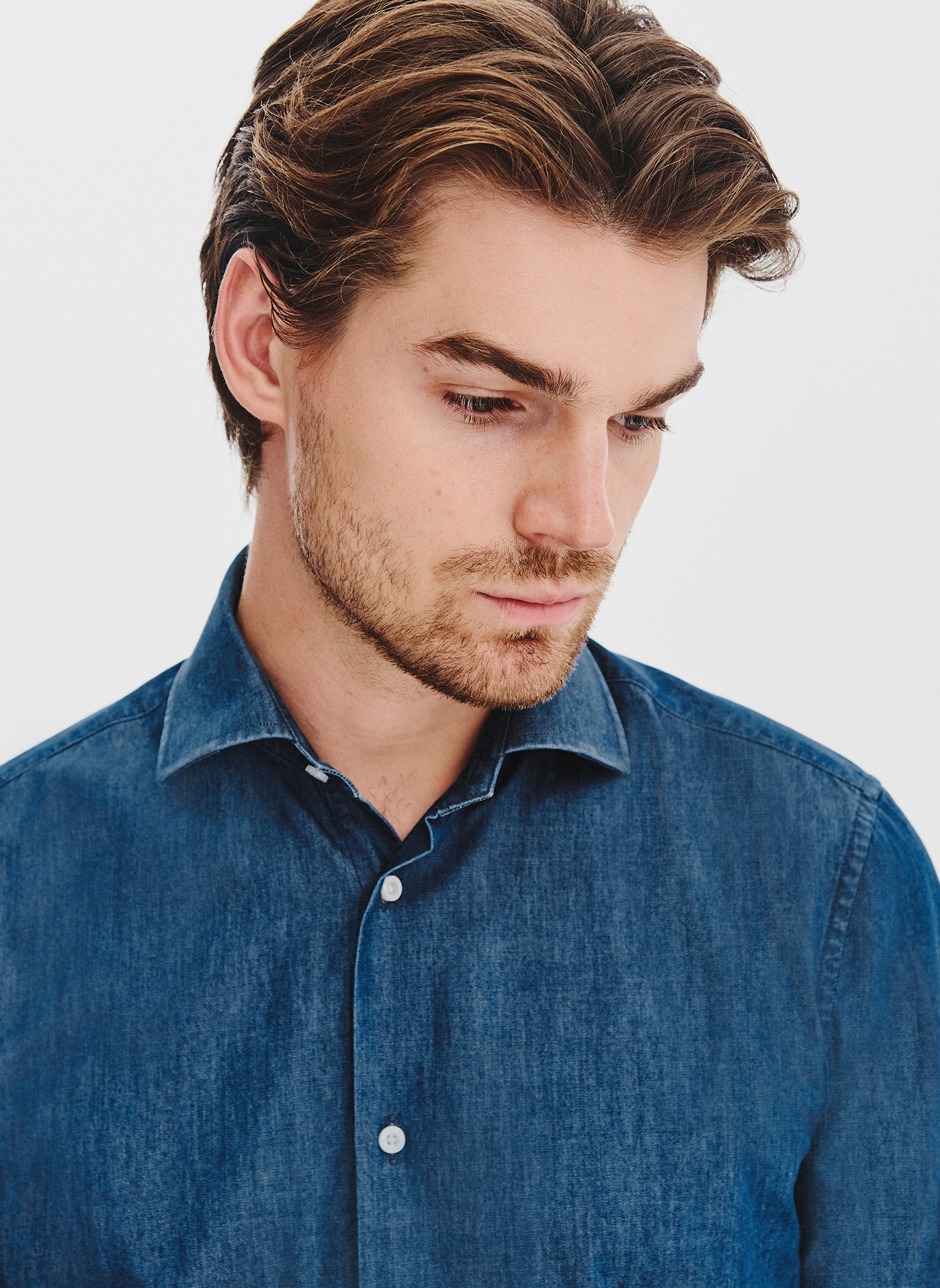 PAKO LORENTE - Niebieska koszula jeansowa - Pako Lorente