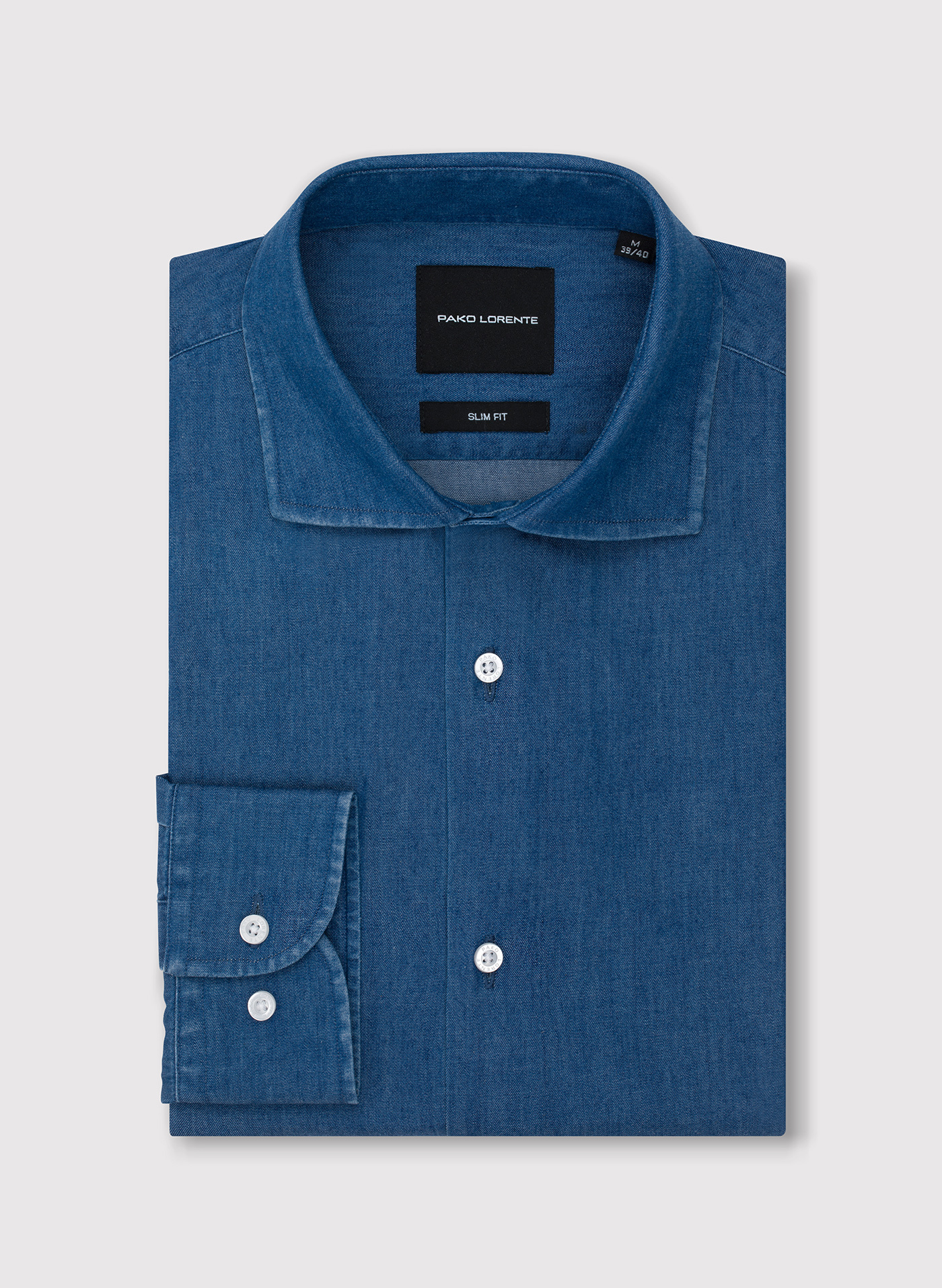 PAKO LORENTE - Niebieska koszula jeansowa - Pako Lorente