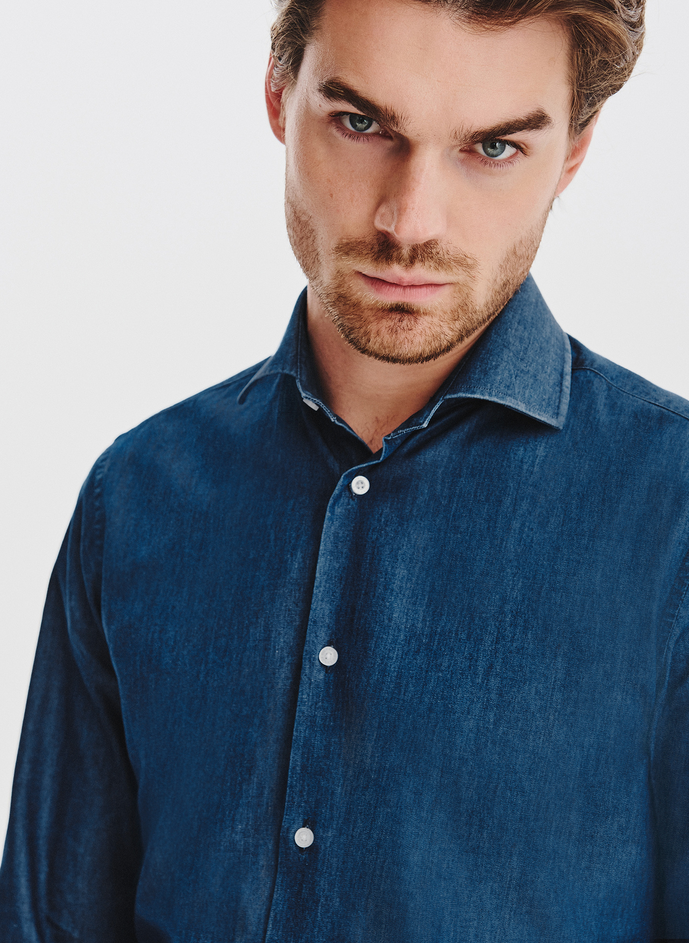 PAKO LORENTE - Niebieska koszula jeansowa - Pako Lorente