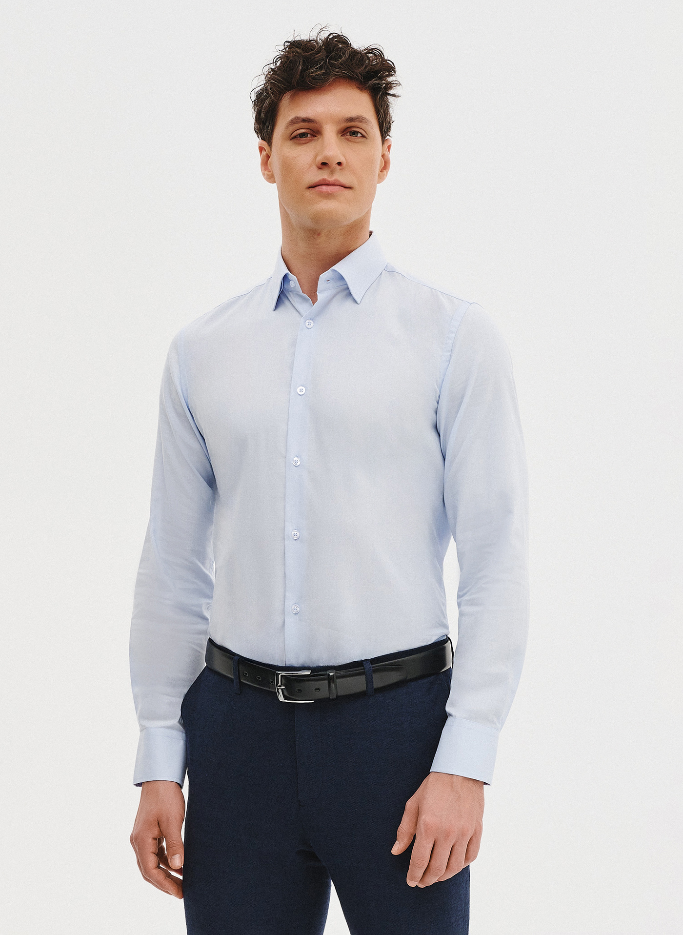 Błękitna koszula bawełniana - Pako Lorente