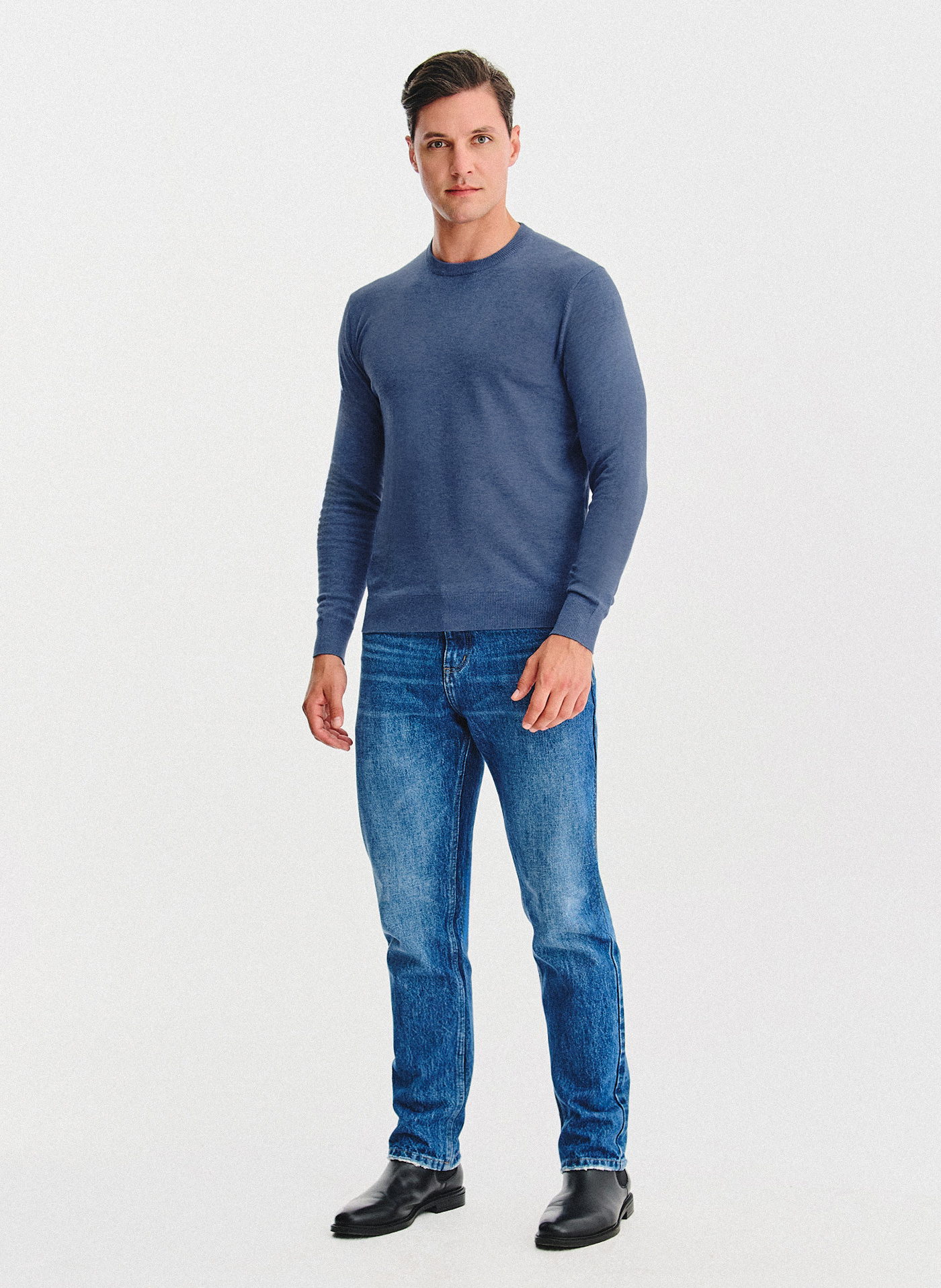 Niebieski sweter męski - Pako Lorente