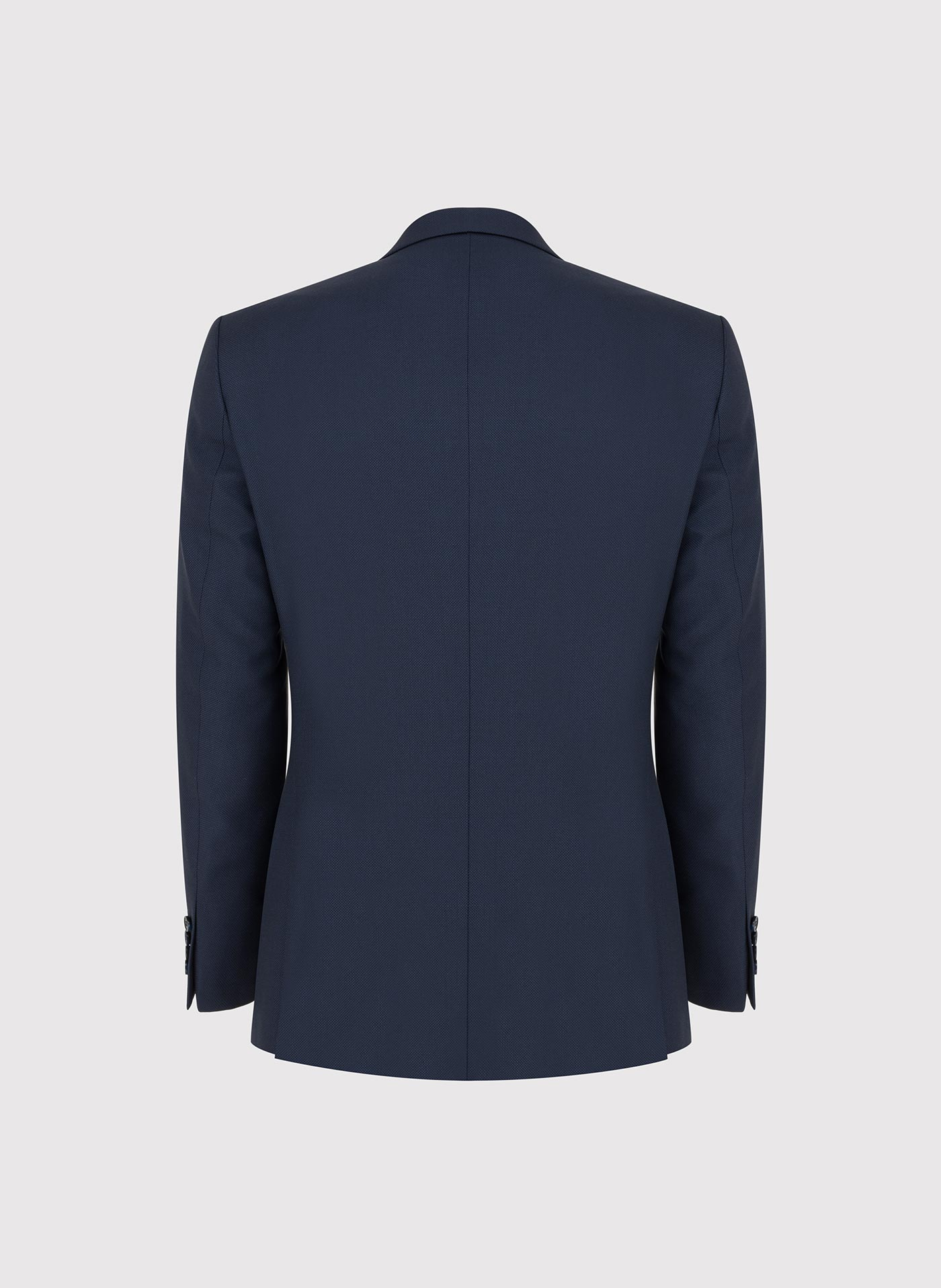 Granatowa wełniana marynarka garniturowa - Pako Lorente