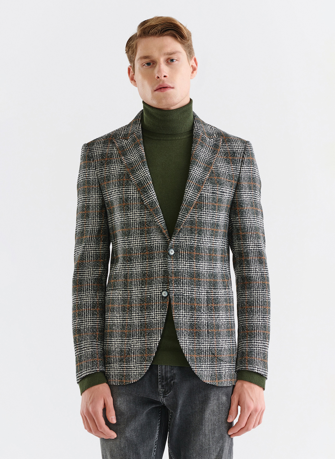 Marynarka casualowa w kratę - Pako Lorente