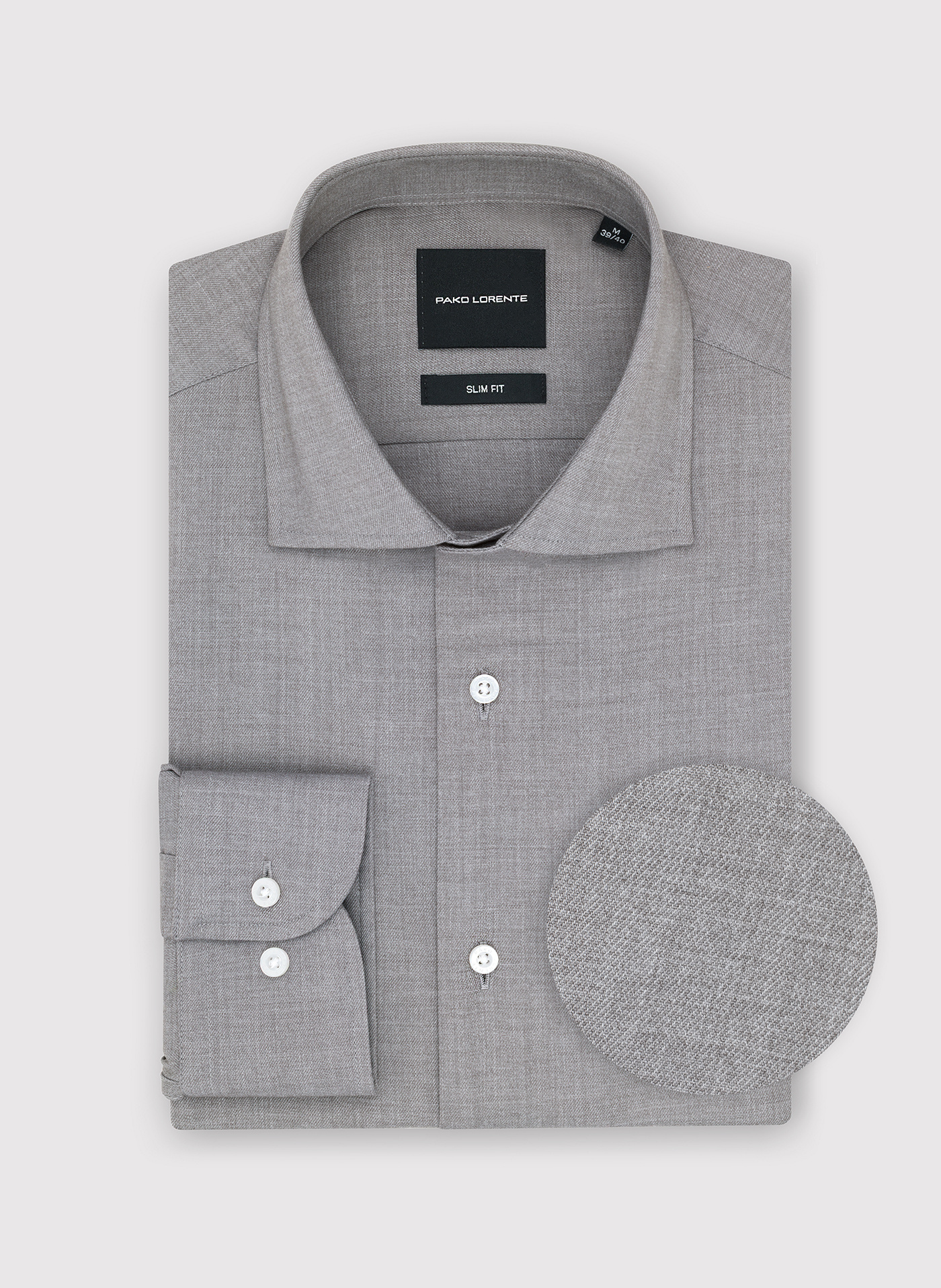 Szara koszula męska - Pako Lorente