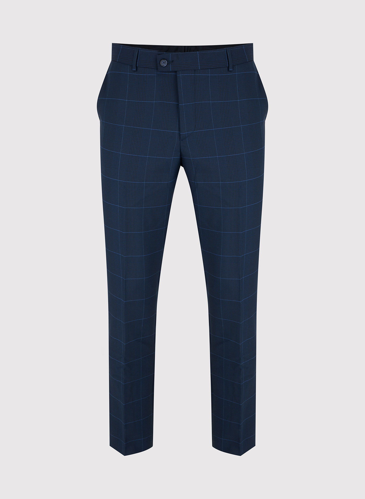 Granatowe spodnie garniturowe P22SF-6G-014-G-S - Pako Lorente