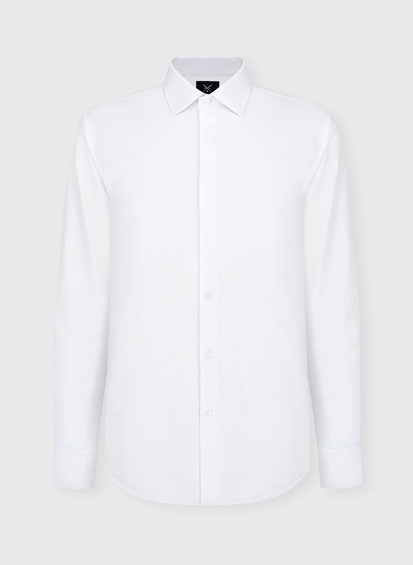 Biała koszula męska z długim rękawem - Pako Lorente