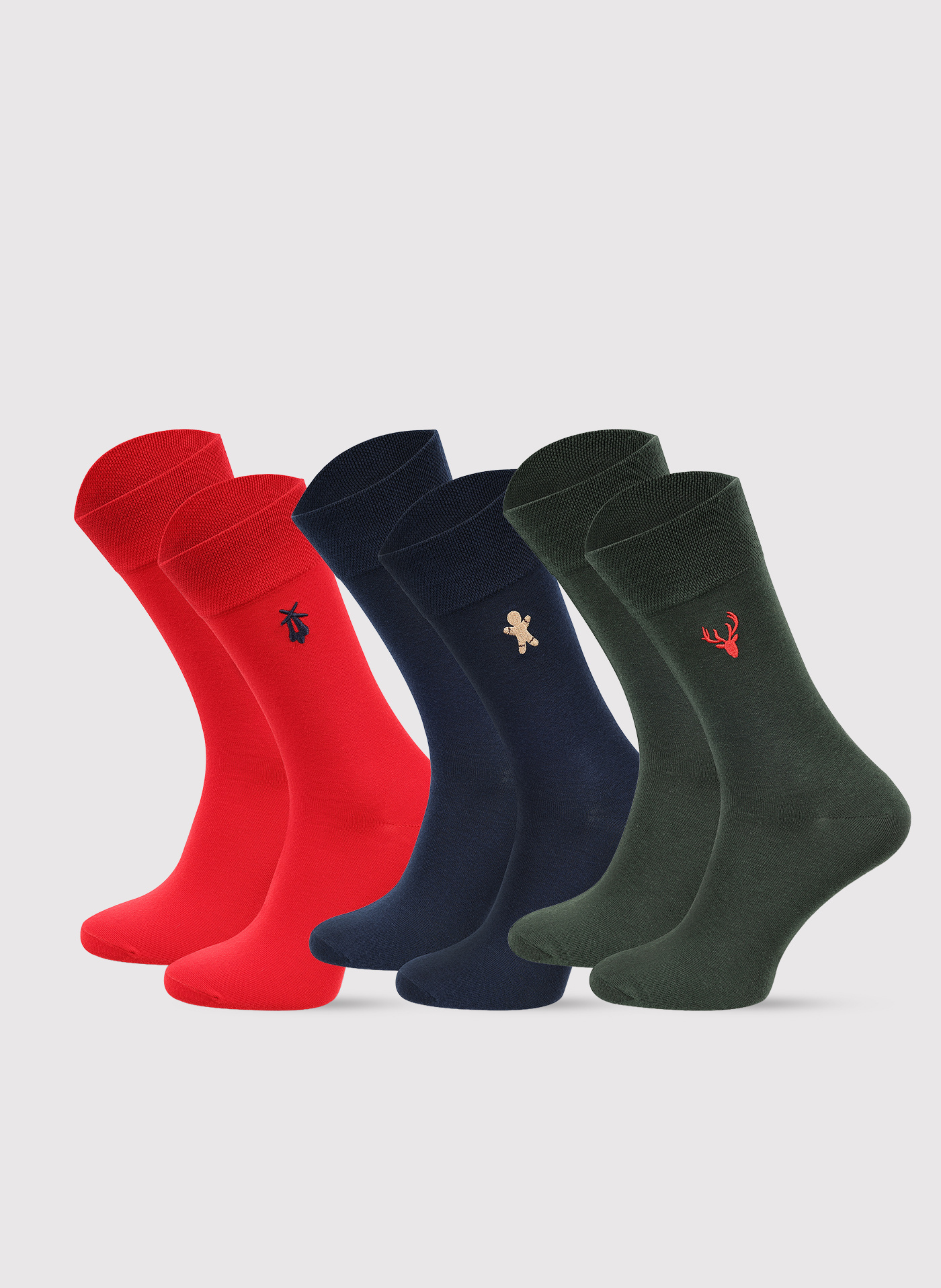 PAKO LORENTE - Zestaw skarpet męskich w świąteczne wzory - Pako Lorente