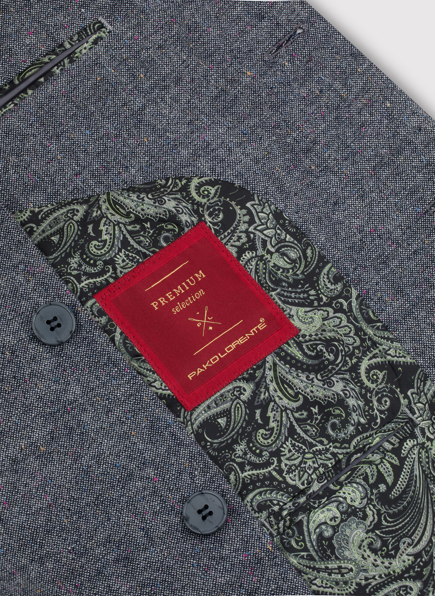 Szara marynarka męska P22WP-3X-043-S-S - Pako Lorente - Pako Lorente