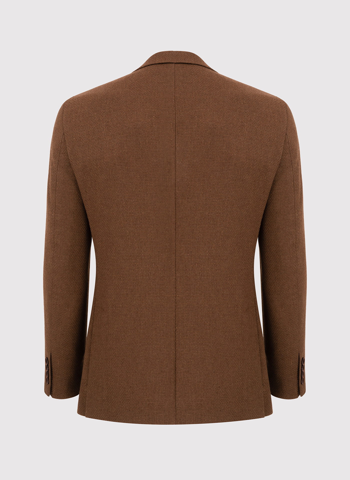 Brązowa marynarka casualowa o widocznej fakturze - Pako Lorente