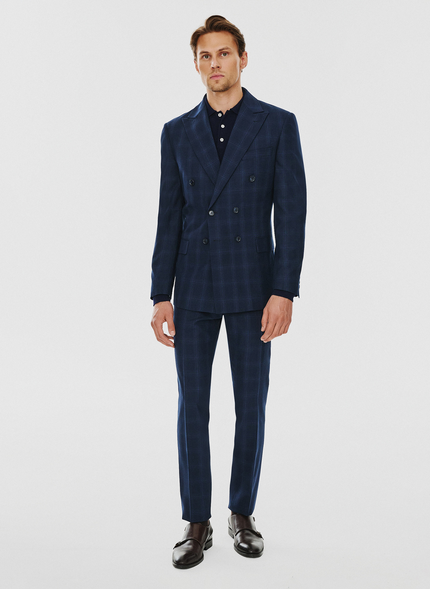 Spodnie garniturowe w kratę - Pako Lorente