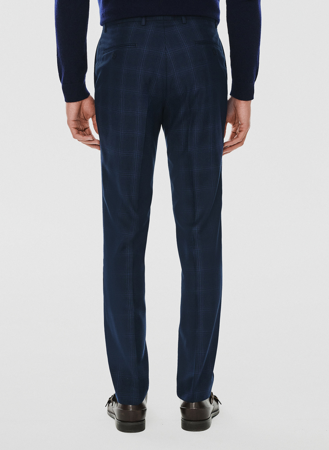 Spodnie garniturowe w kratę - Pako Lorente
