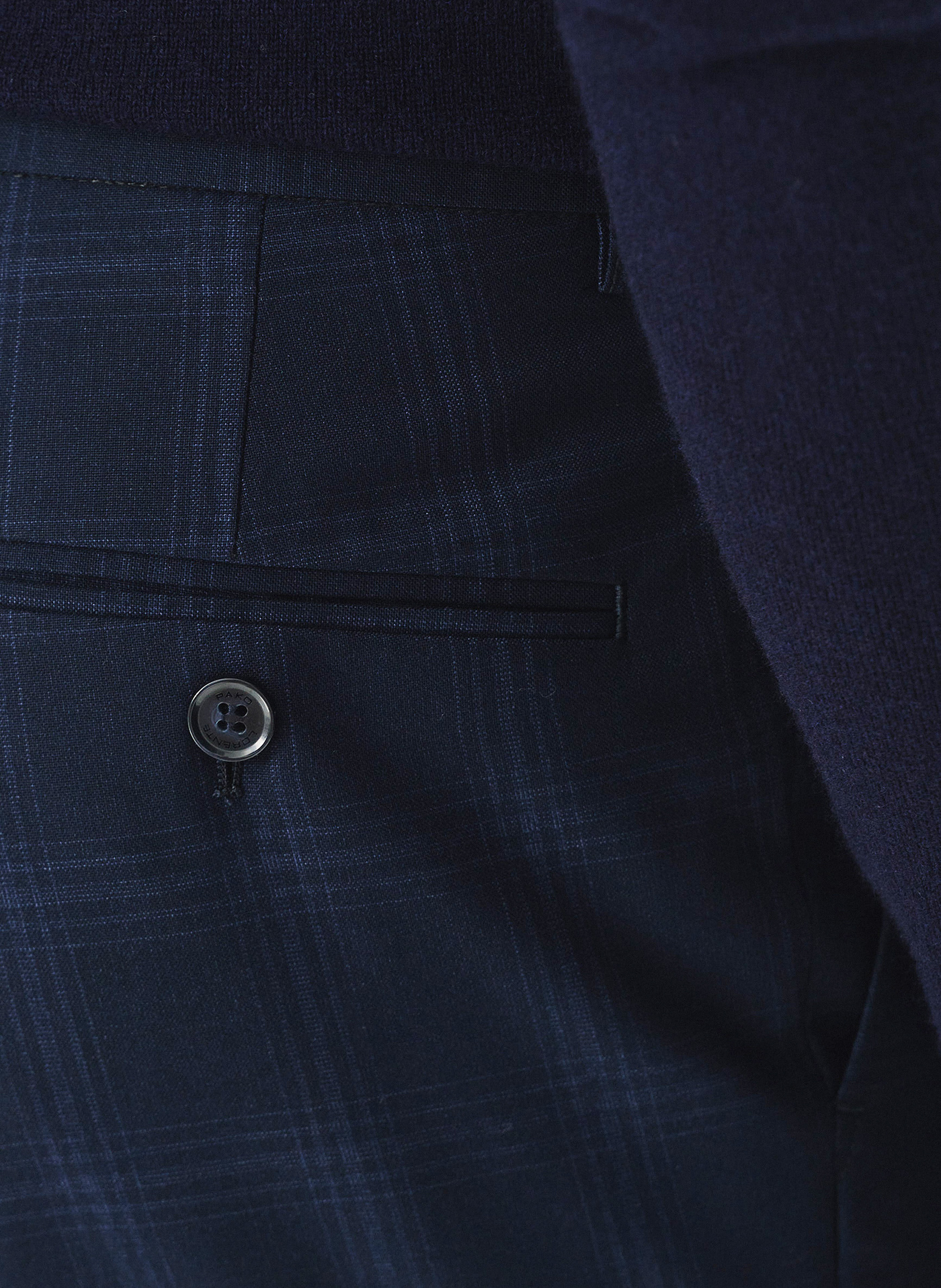 Spodnie garniturowe w kratę - Pako Lorente