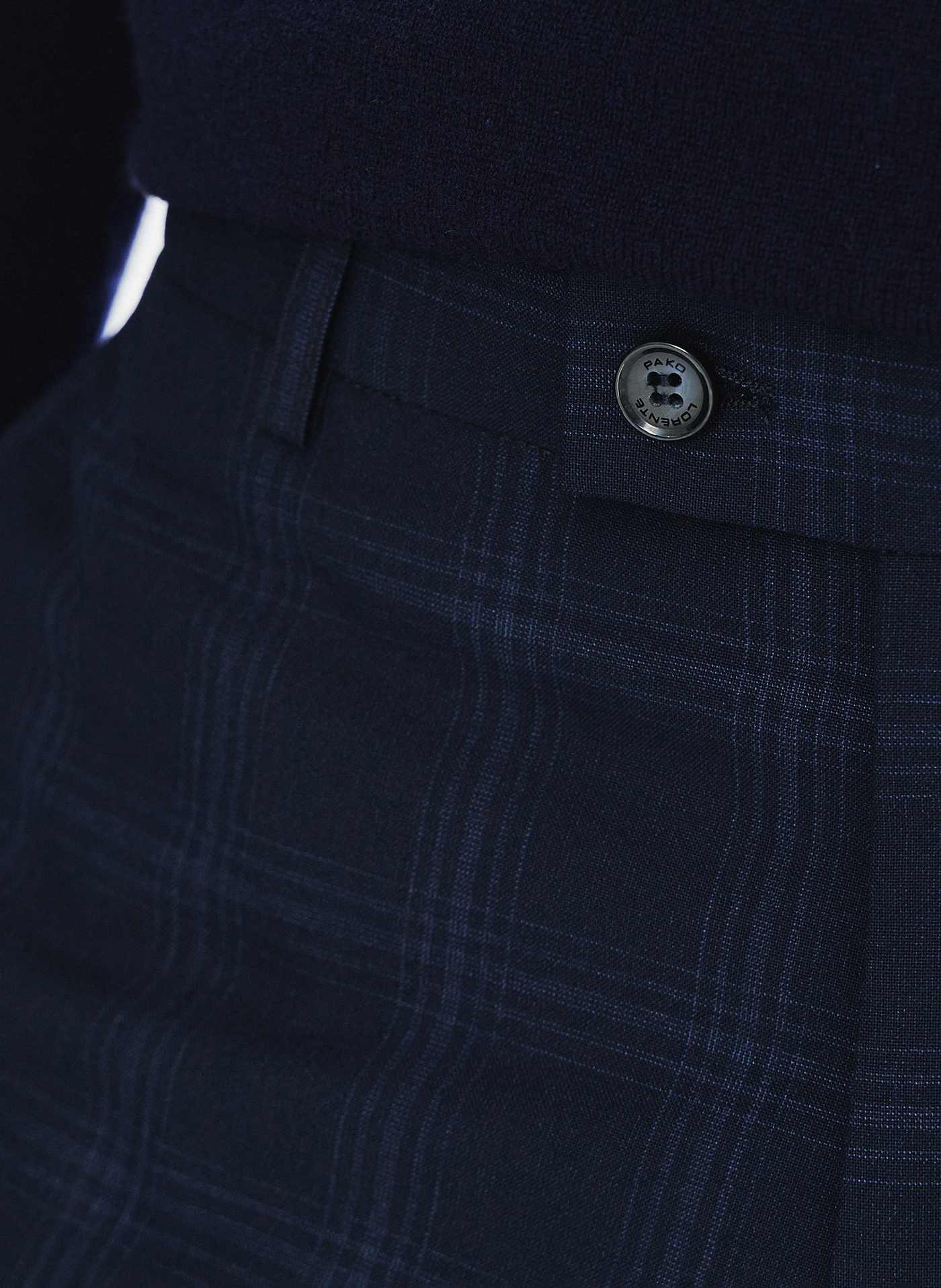 Spodnie garniturowe w kratę - Pako Lorente