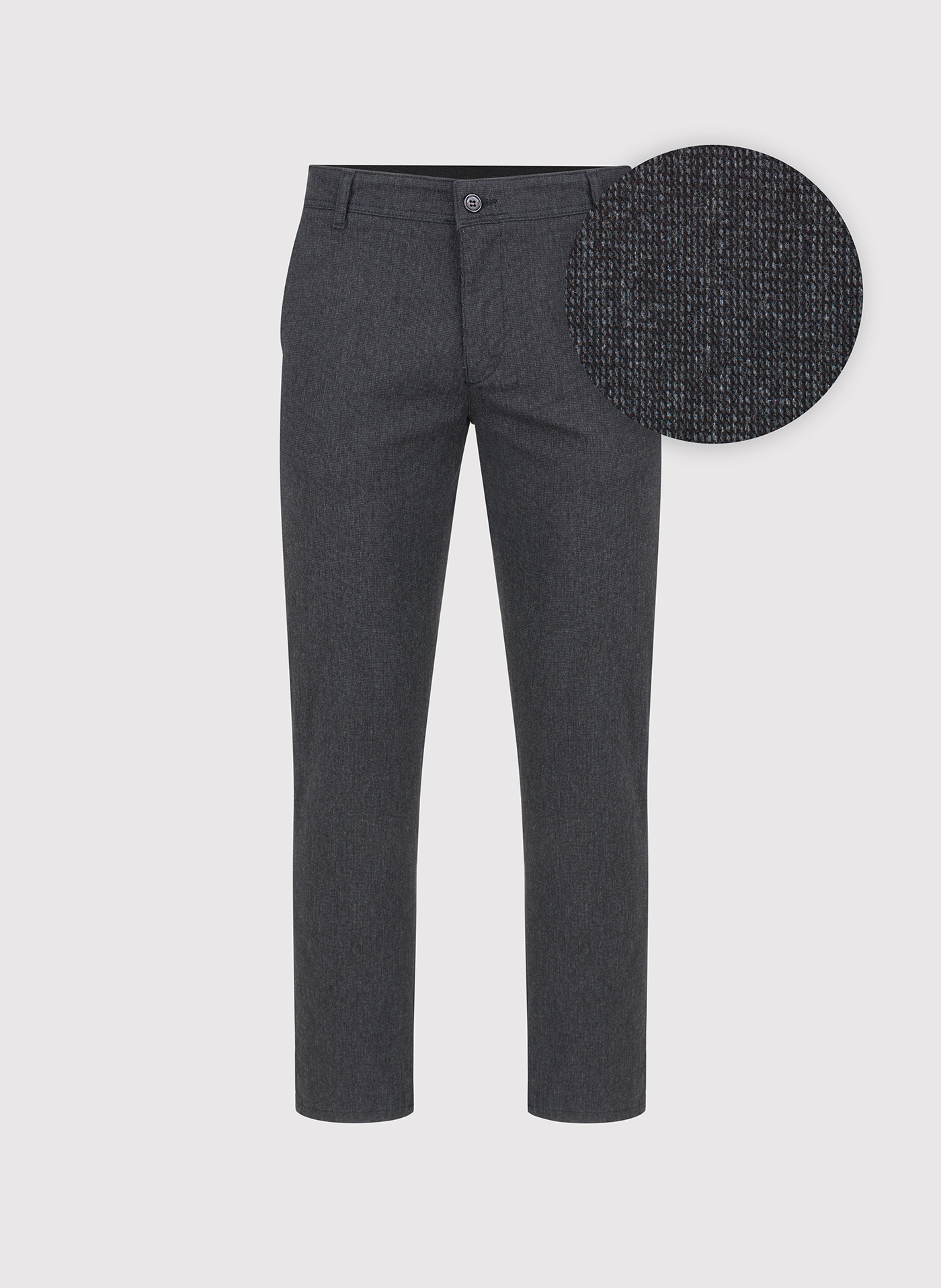 Grafitowe spodnie męskie chino - Pako Lorente