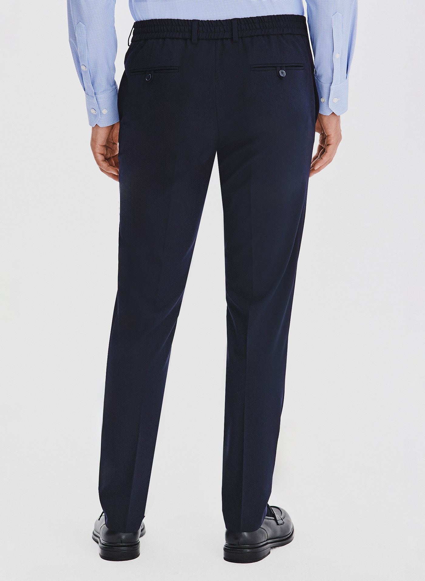 Granatowe spodnie męskie - Pako Lorente