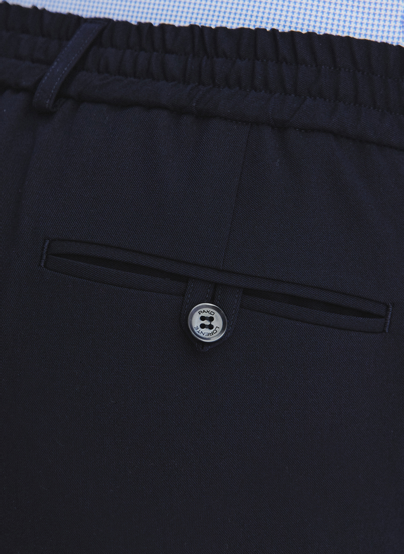 Granatowe spodnie męskie - Pako Lorente