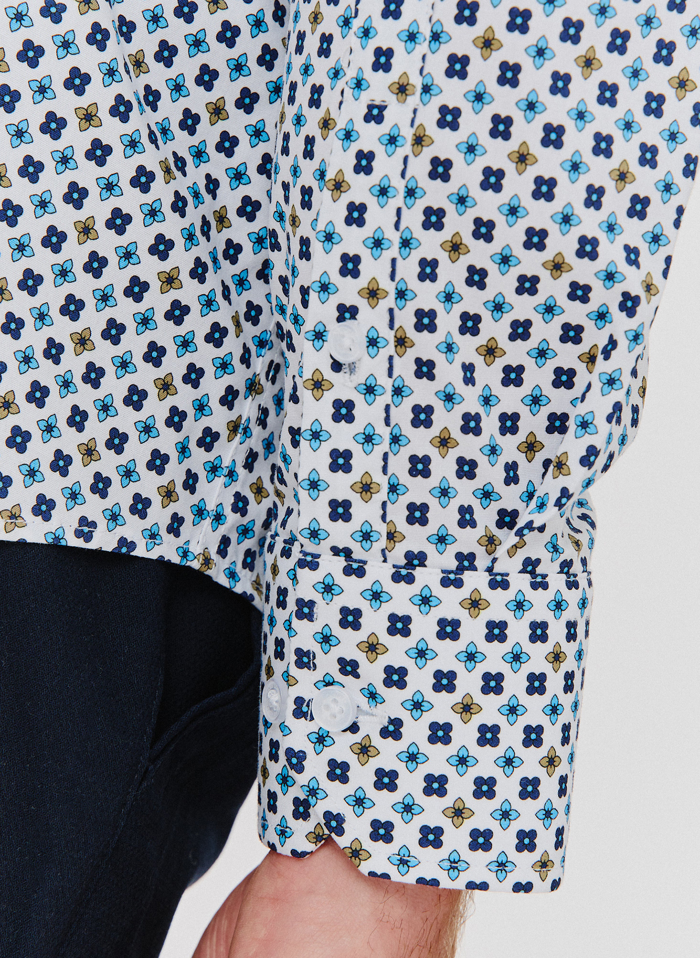 Koszula męska w geometryczny wzór - Pako Lorente