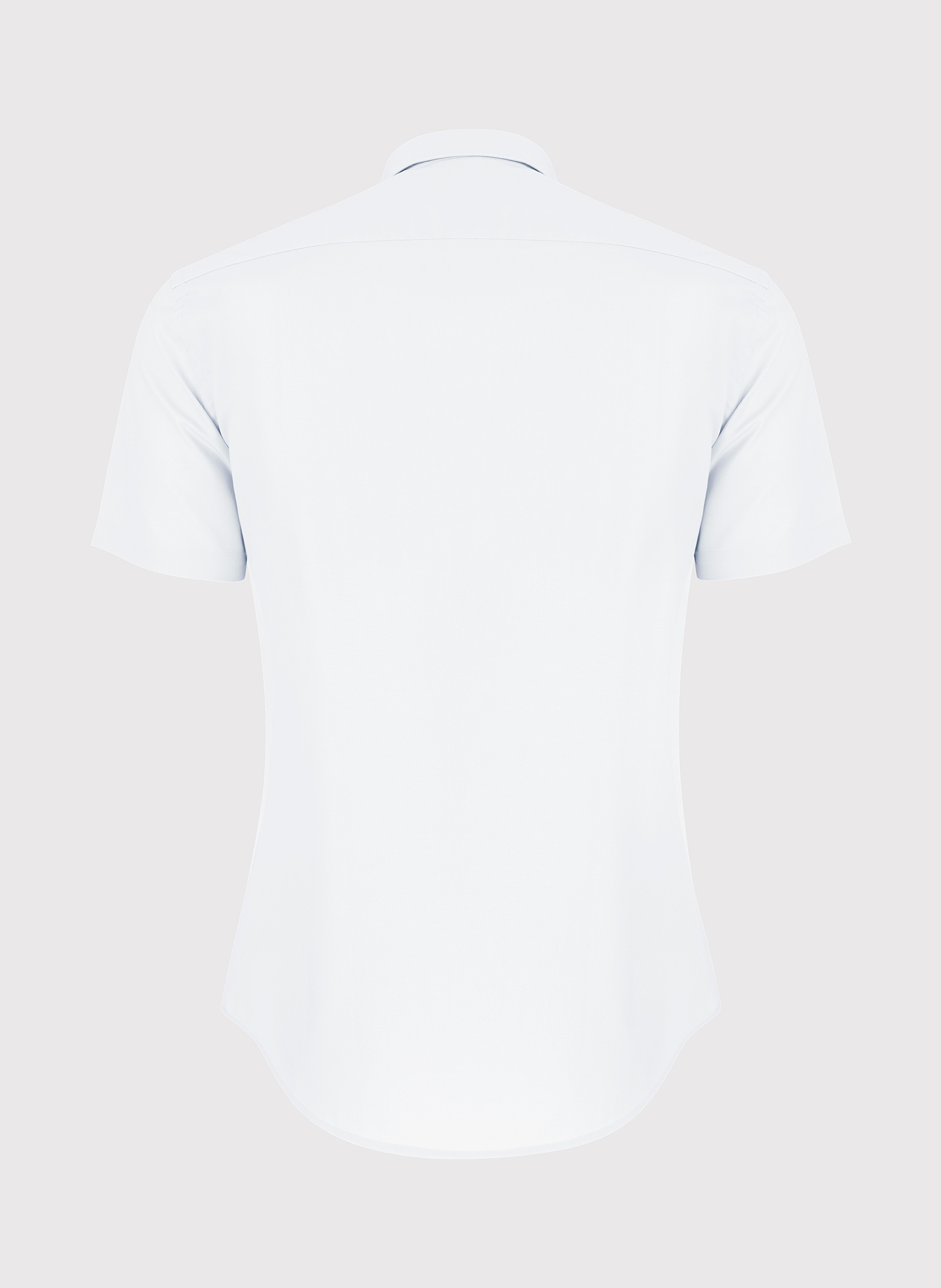 Biała koszula męska z krótkim rękawem - Pako Lorente