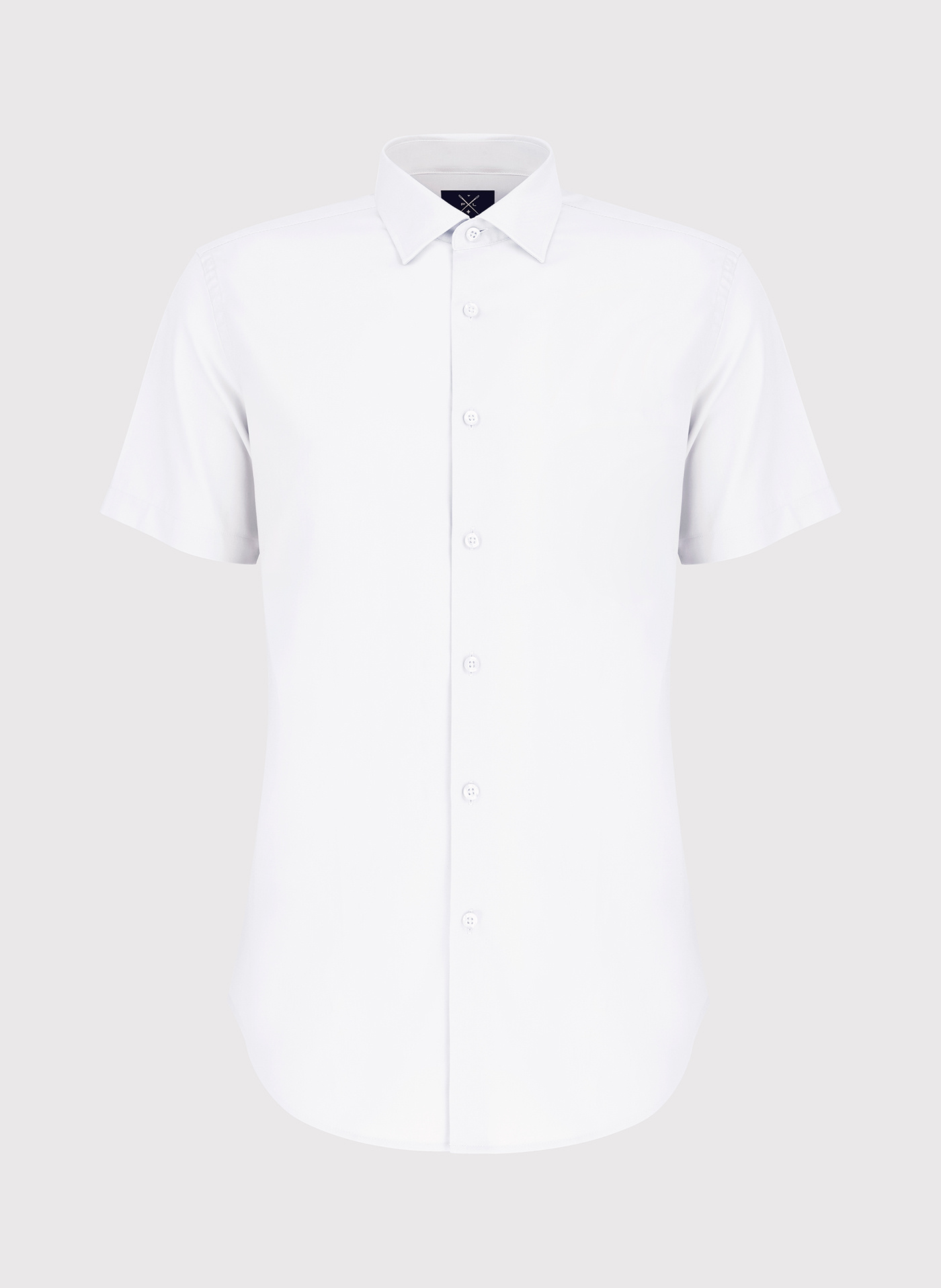 Biała koszula męska z krótkim rękawem - Pako Lorente