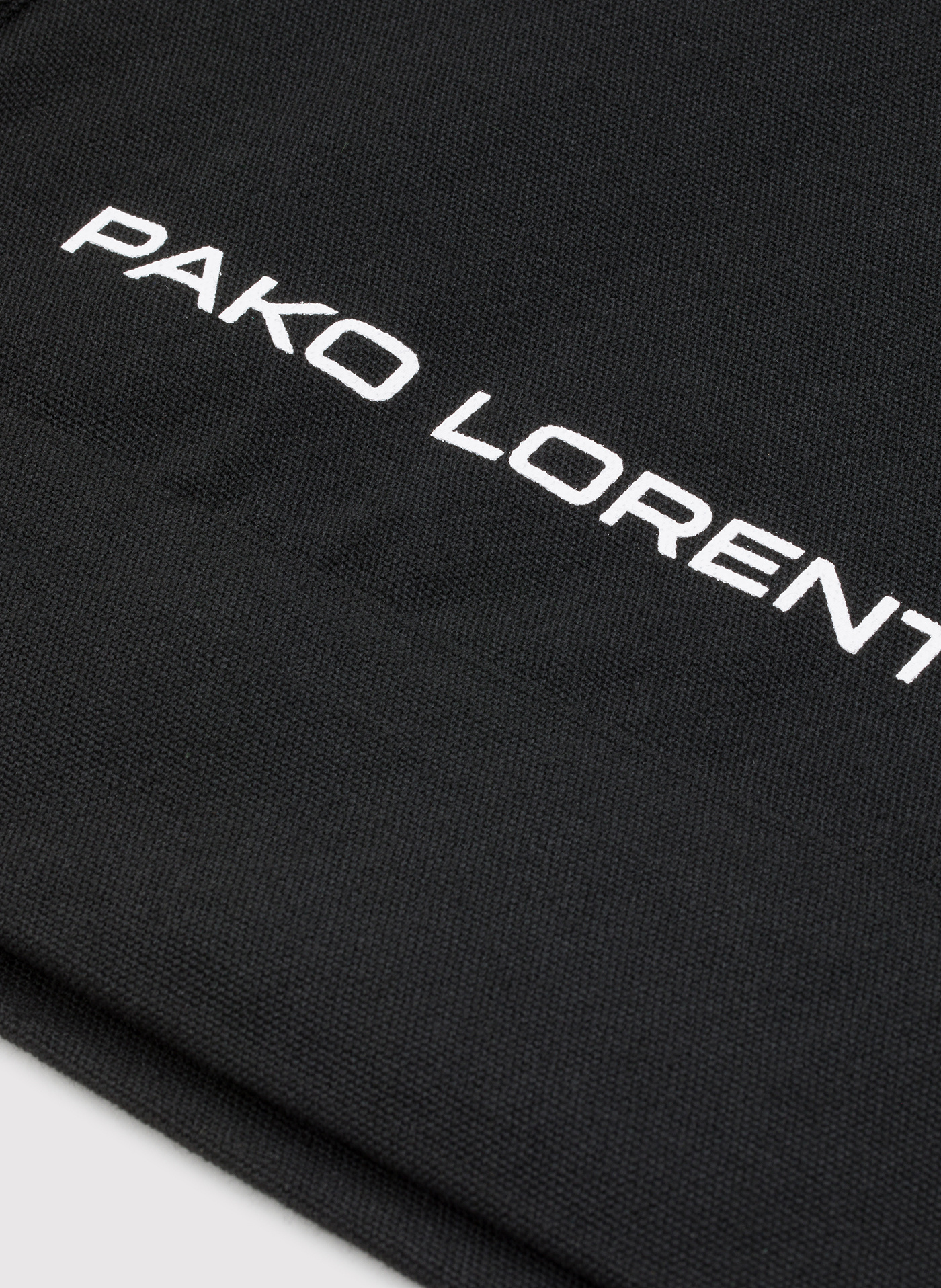 Czarna torba materiałowa unisex - Pako Lorente