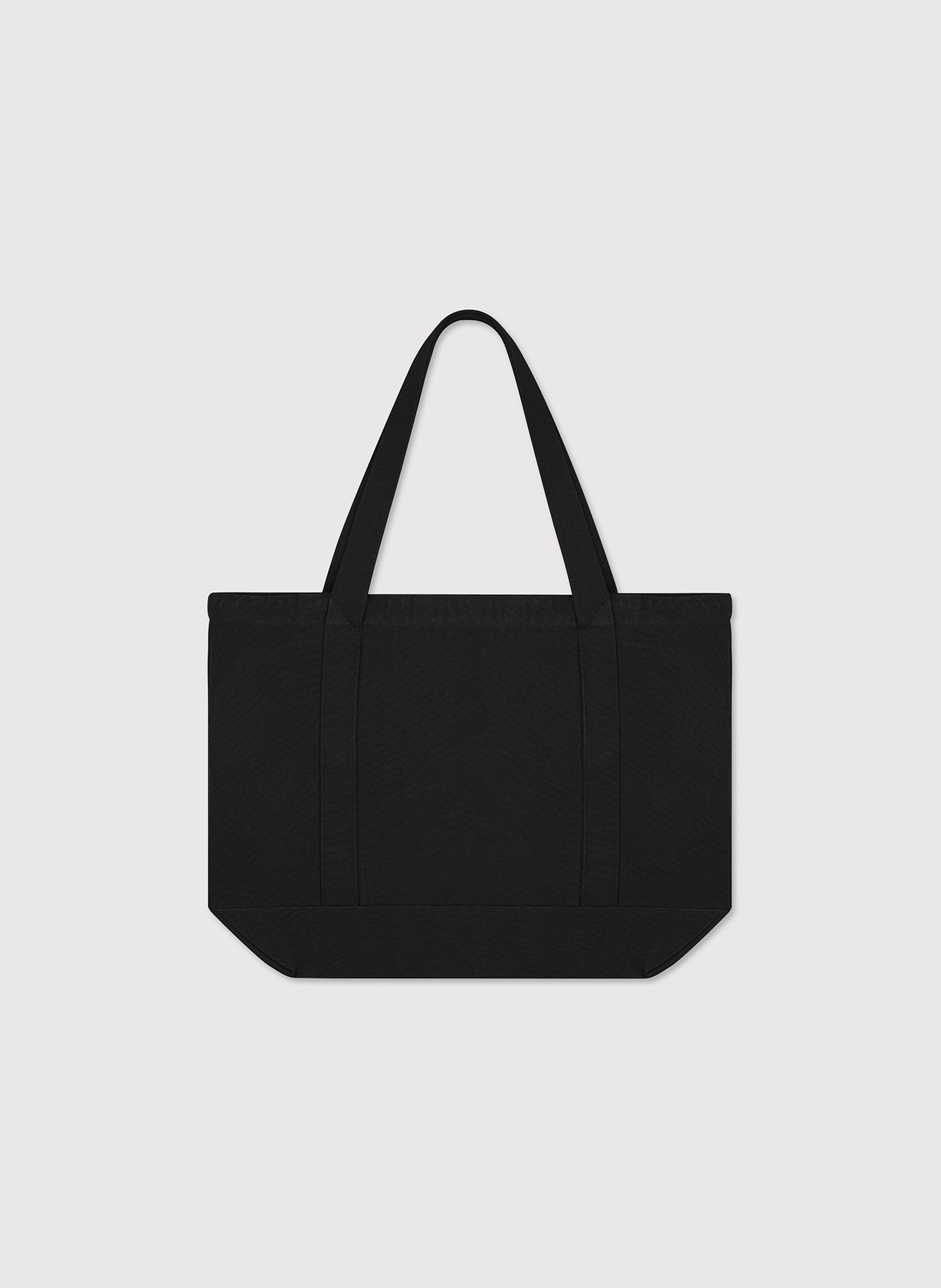 Czarna torba materiałowa unisex - Pako Lorente