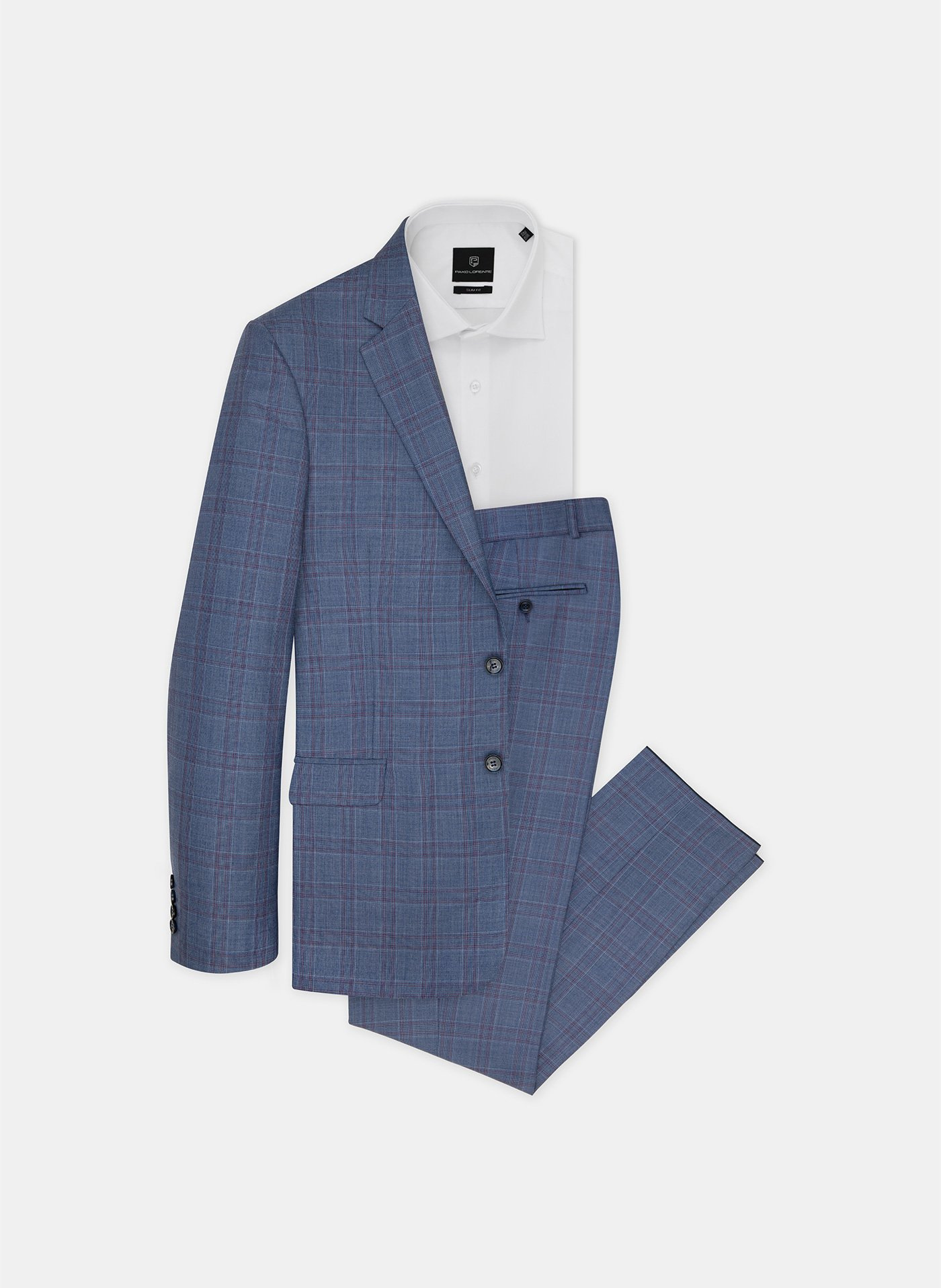 Spodnie męskie garniturowe P21SP-6G-054-N - Pako Lorente