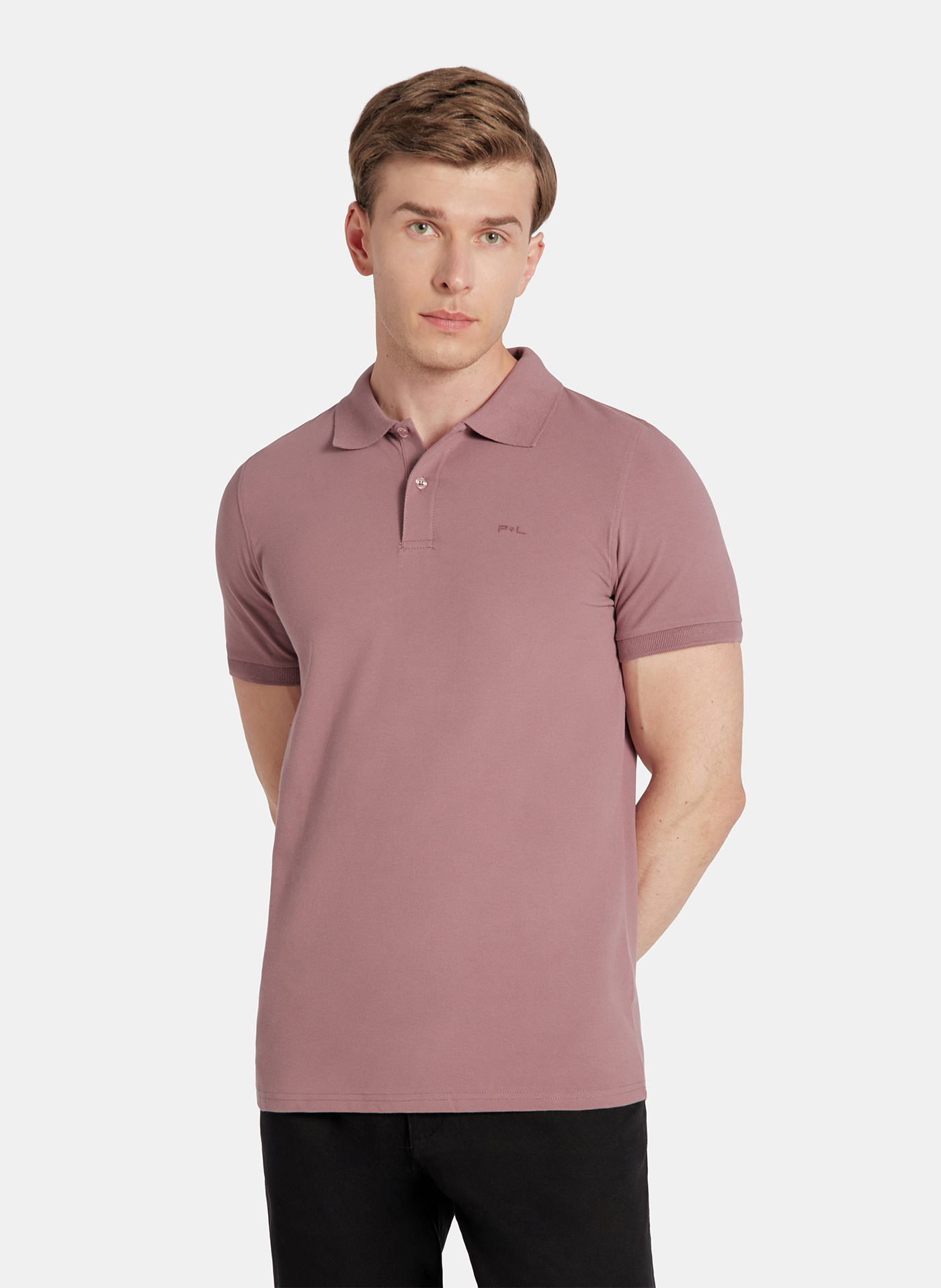 PAKO LORENTE - T-shirt polo w różowym kolorze - Pako Lorente