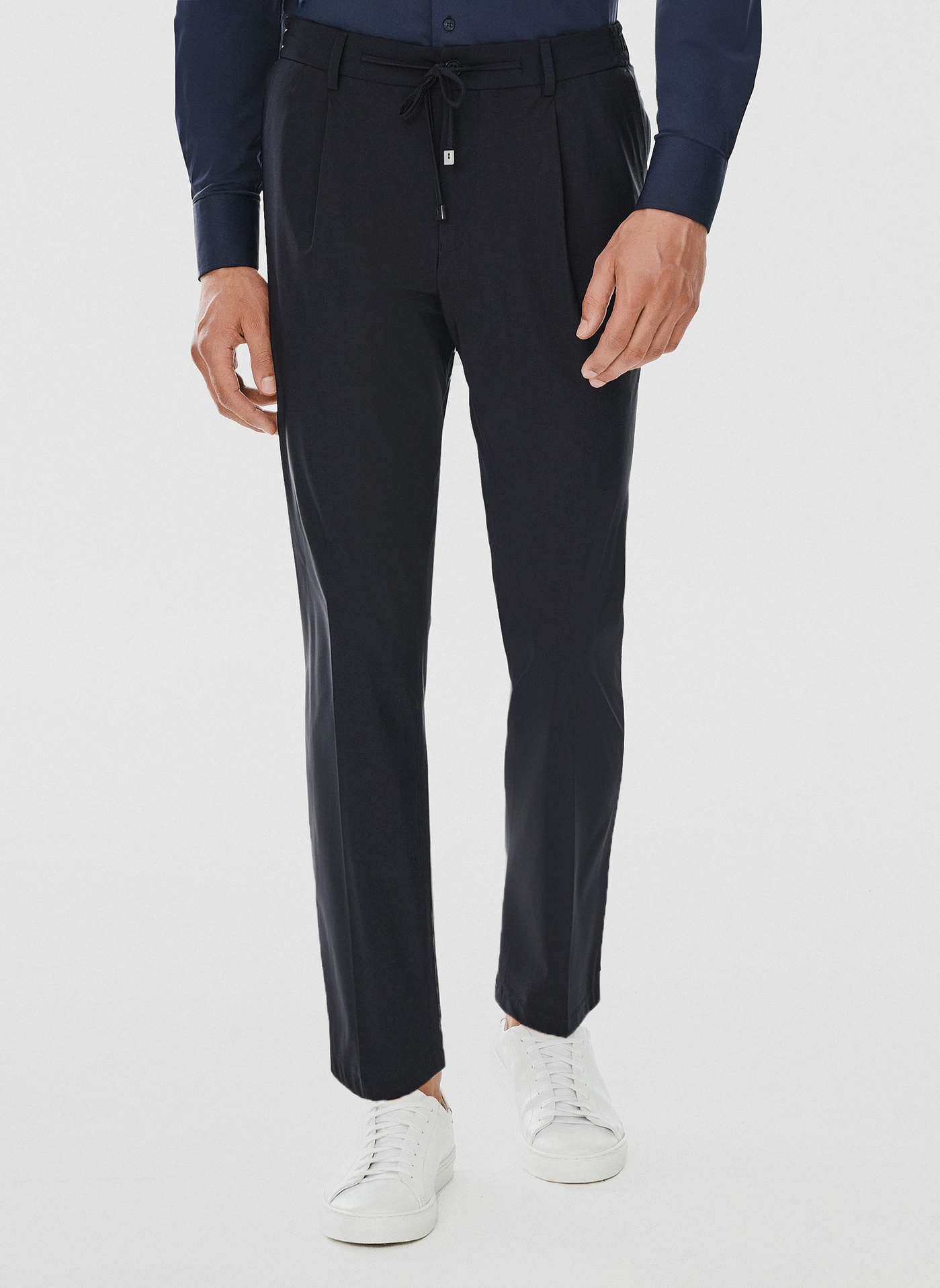 Spodnie garniturowe w kolorze granatowym - Pako Lorente