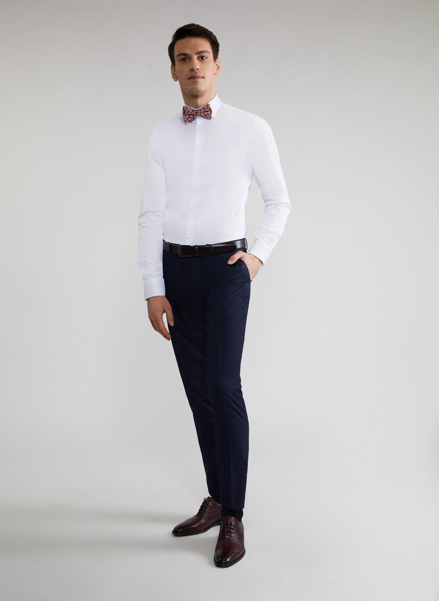 Koszula męska w kolorze białym P21WF-1X-174-B - Pako Lorente